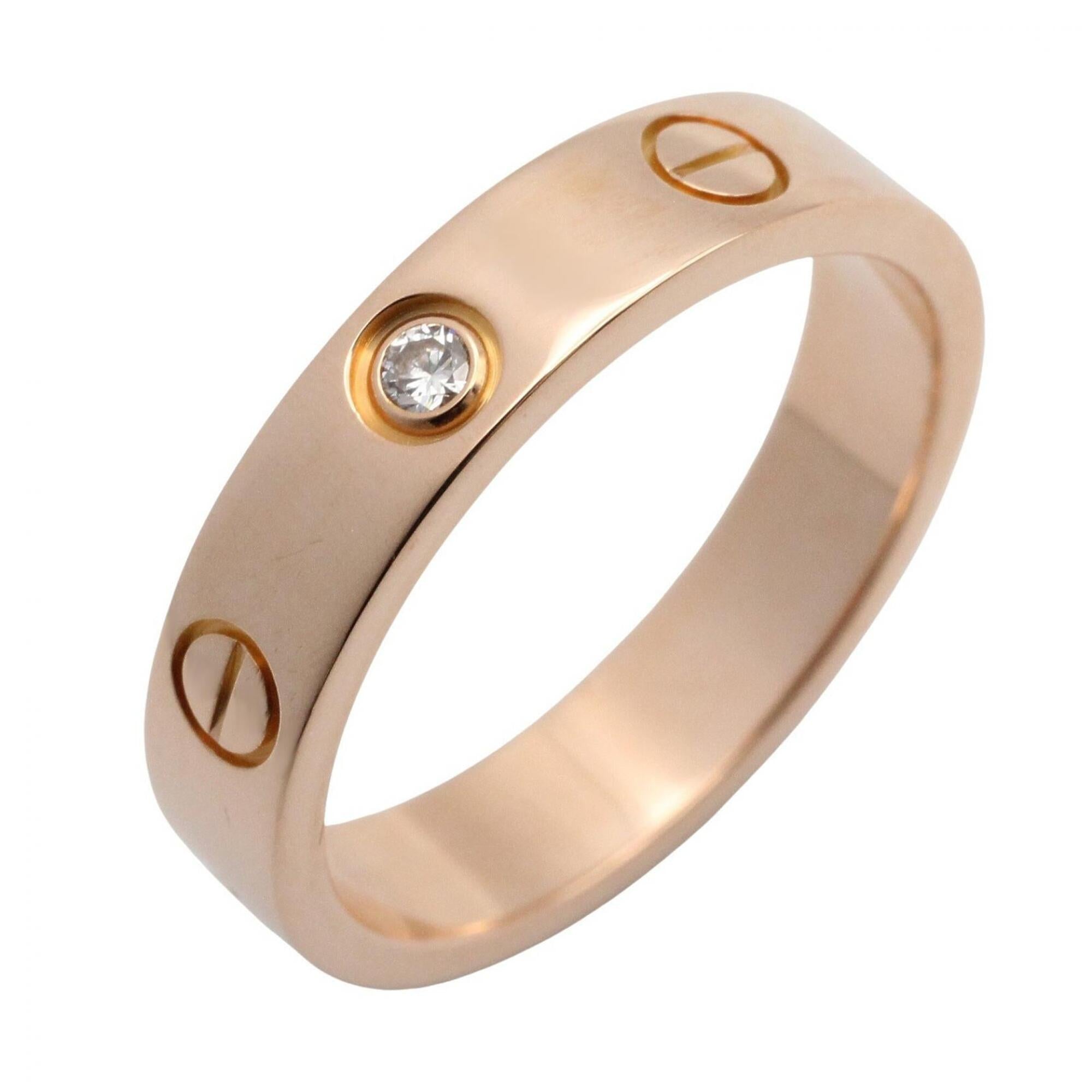 Cartier Gold Clear Pink Gold (18K) Band Ring (Pre-Owned)