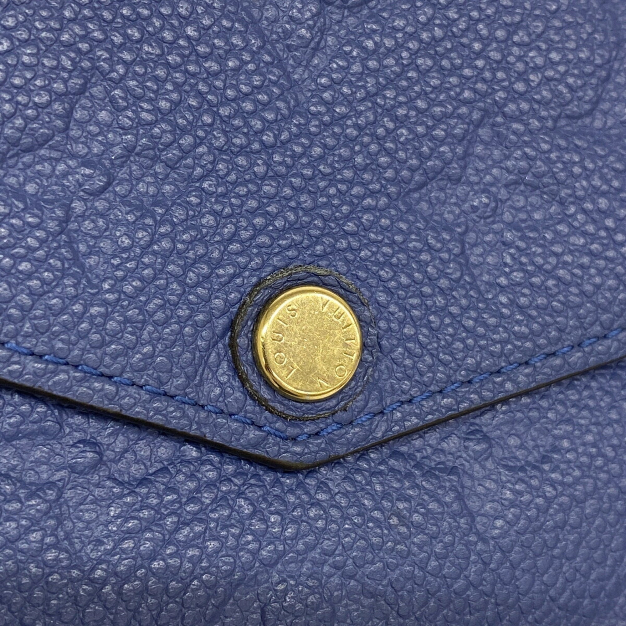 Louis Vuitton Blue Coin Purse/Coin Case (Pre-Owned)