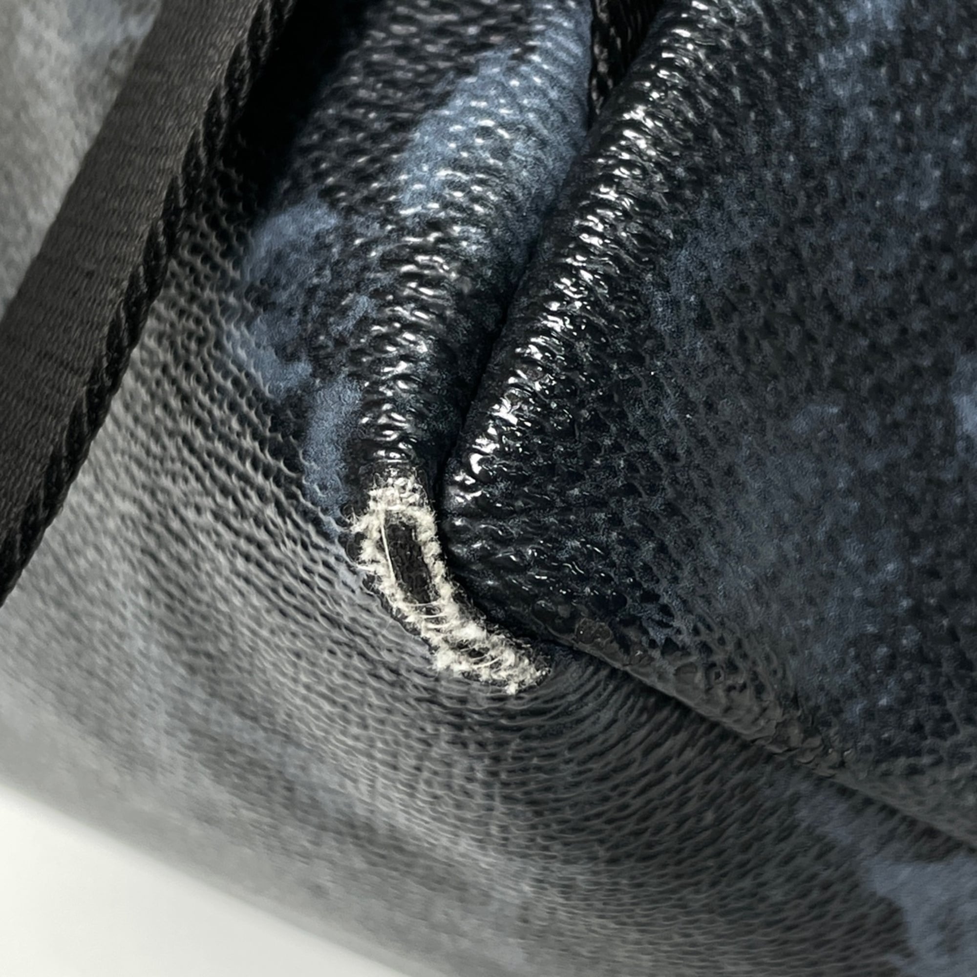 Louis Vuitton Black Noir Monogram Backpack (Pre-Owned)