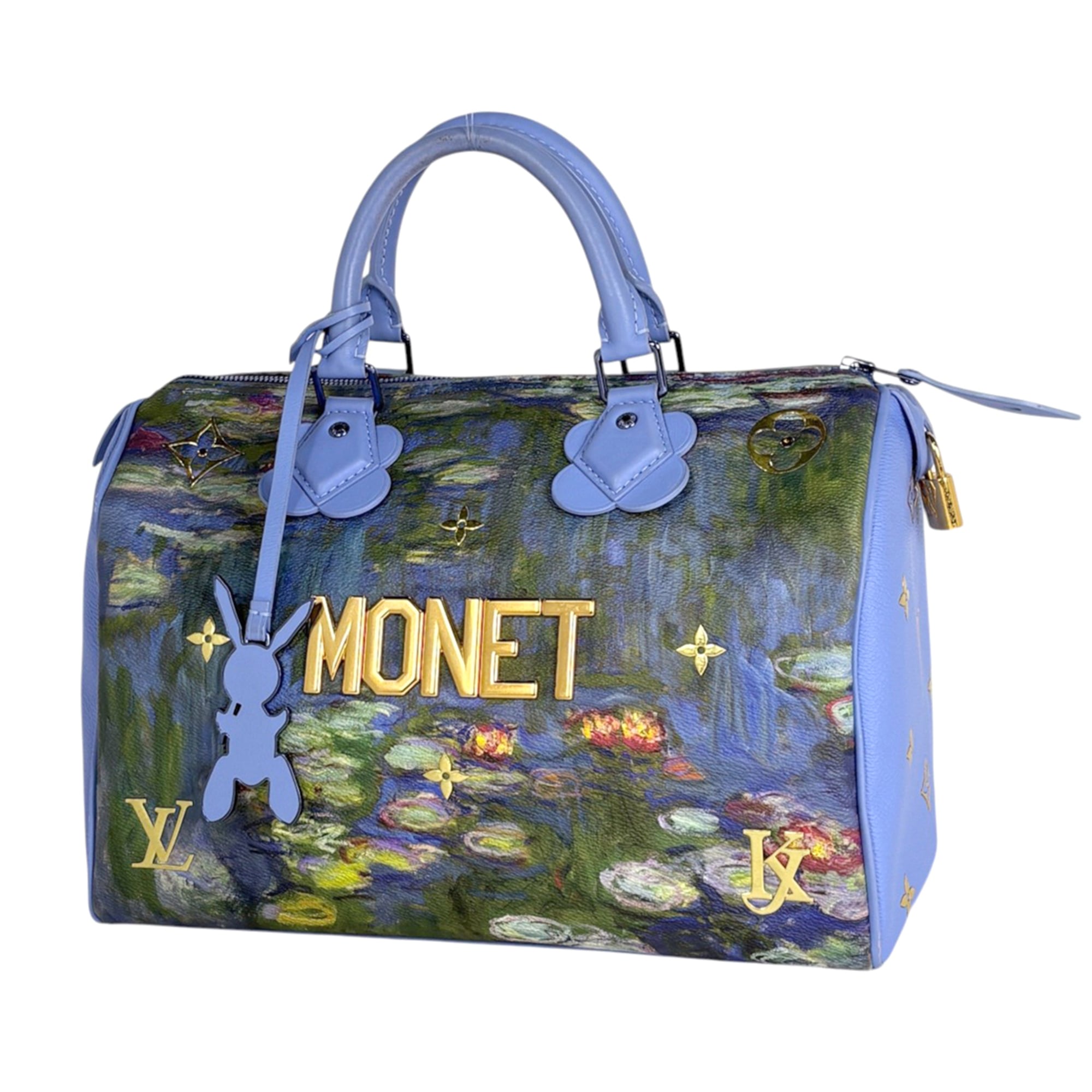 Louis Vuitton Multi-Color Leather Boston Bag Handbag (Pre-Owned)