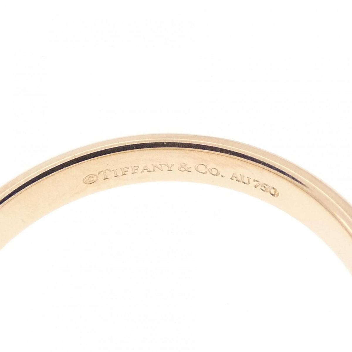 Tiffany Pink Gold (18K) Band Ring (Pre-Owned)