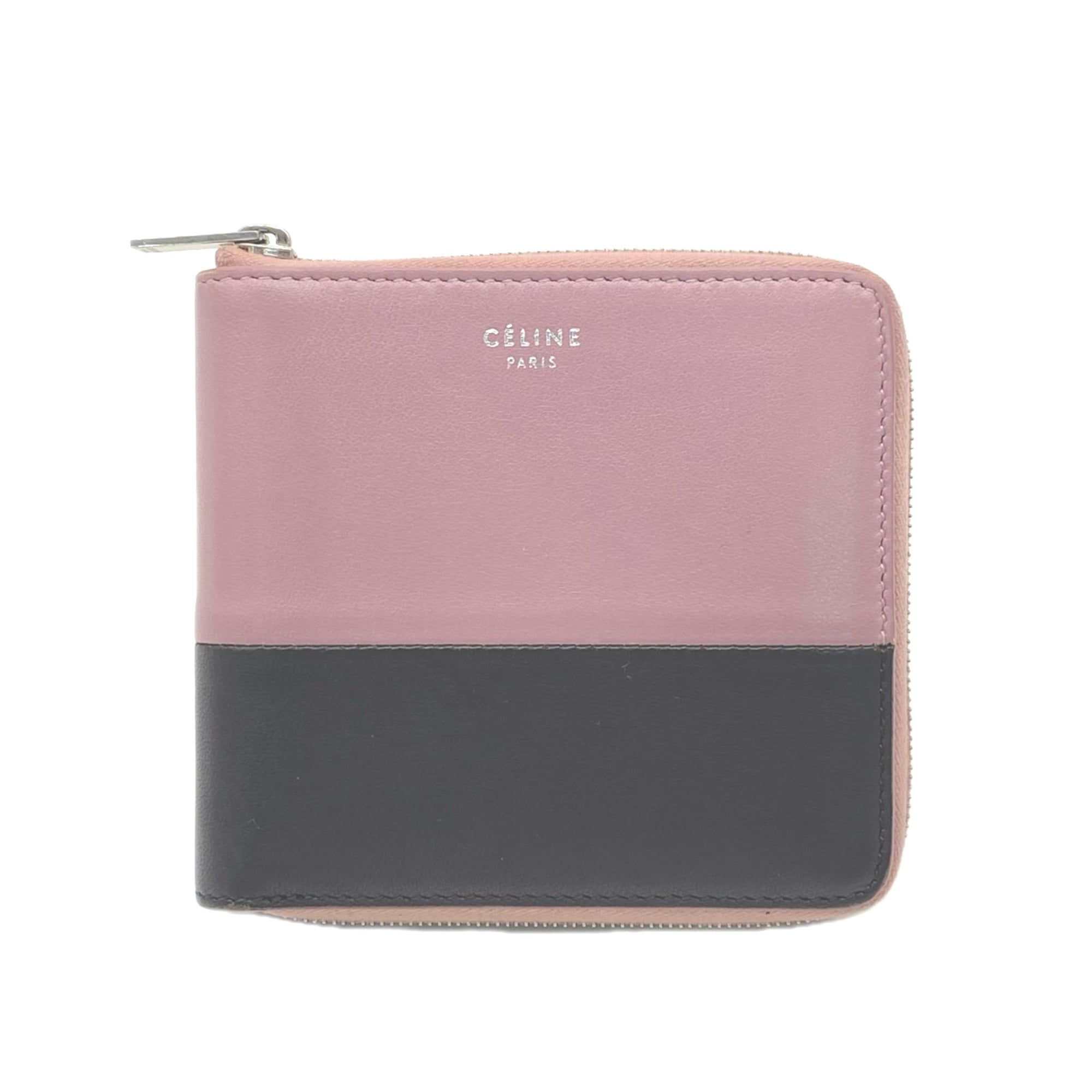 Celine Black Pink Leather Wallet (Bi-Fold) (Pre-Owned)