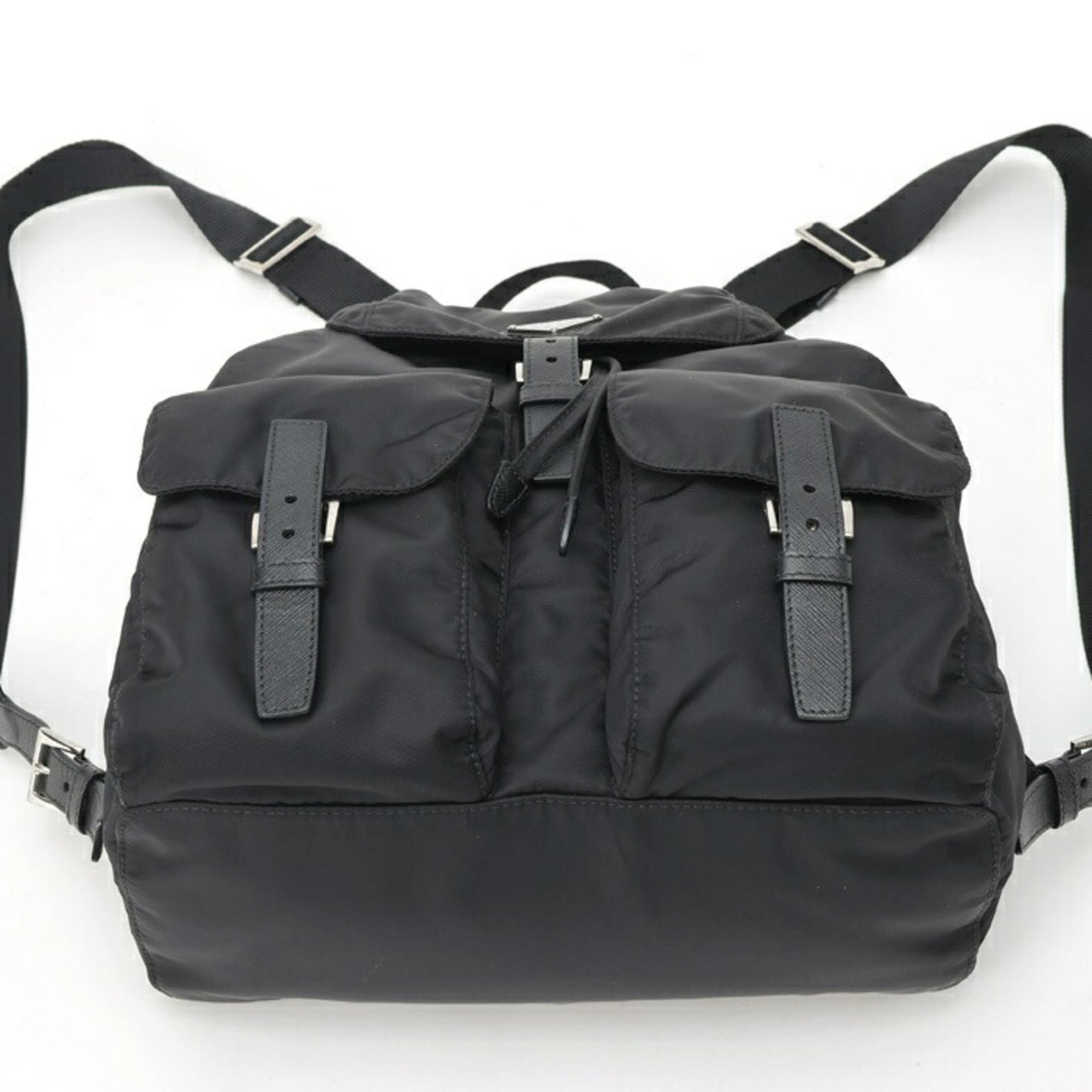 Prada Black Fabric Backpack (Pre-Owned)