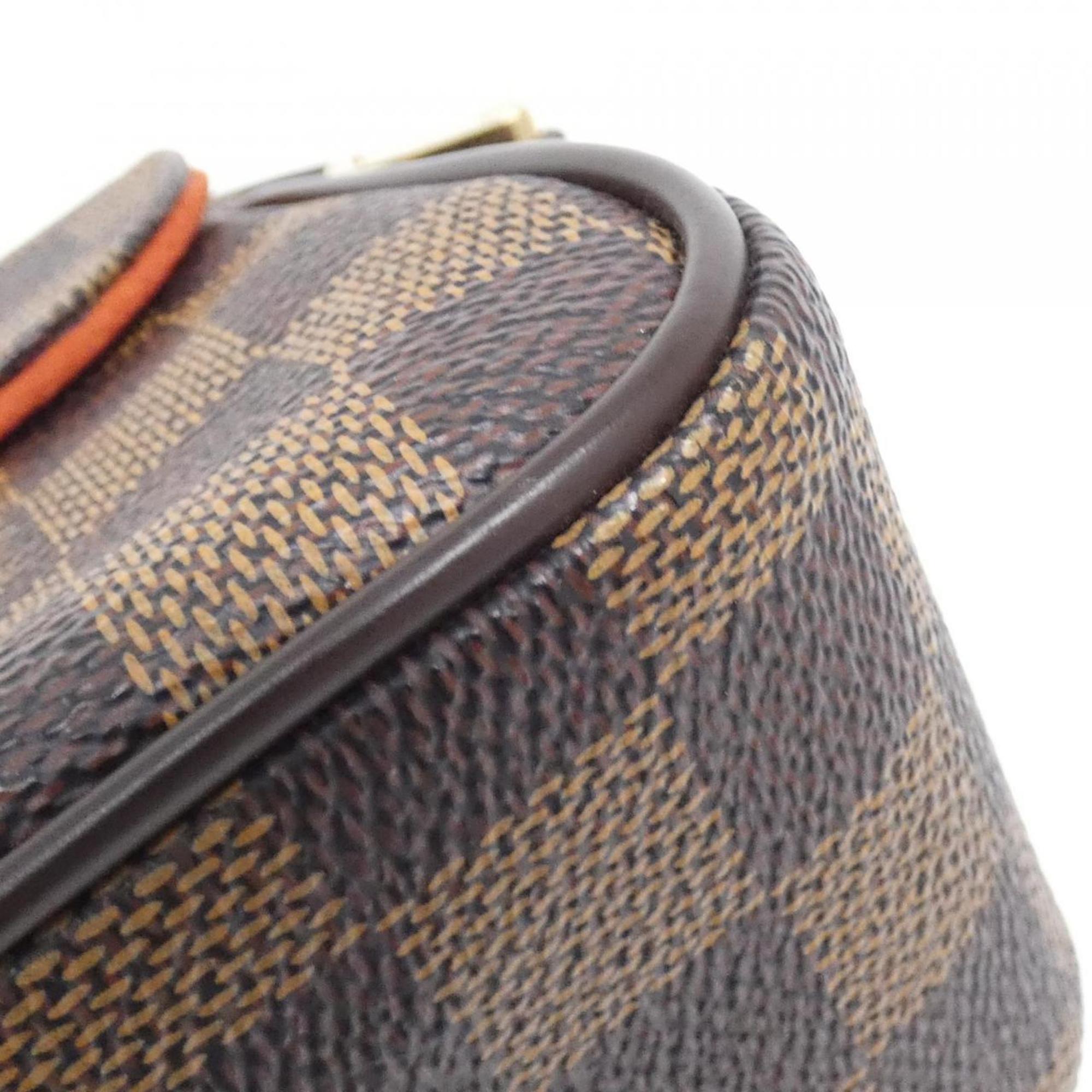 Louis Vuitton Ebene Coated Canvas Shoulder Bag (Pre-Owned)