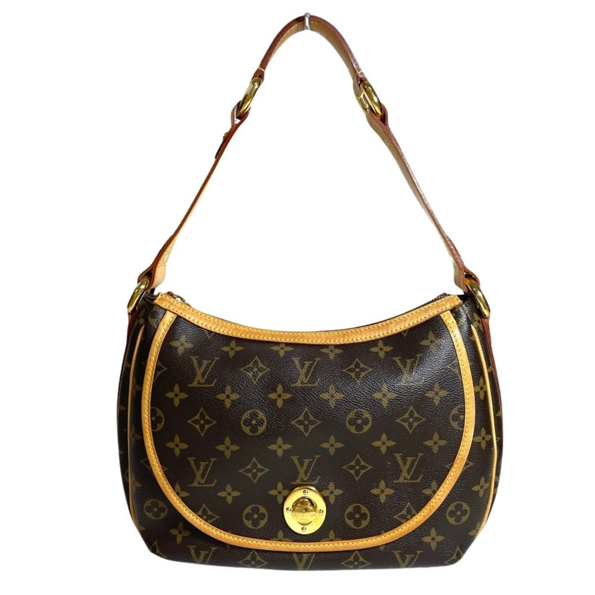 Louis Vuitton Brown Monogram Canvas Shoulder Bag (Pre-Owned)