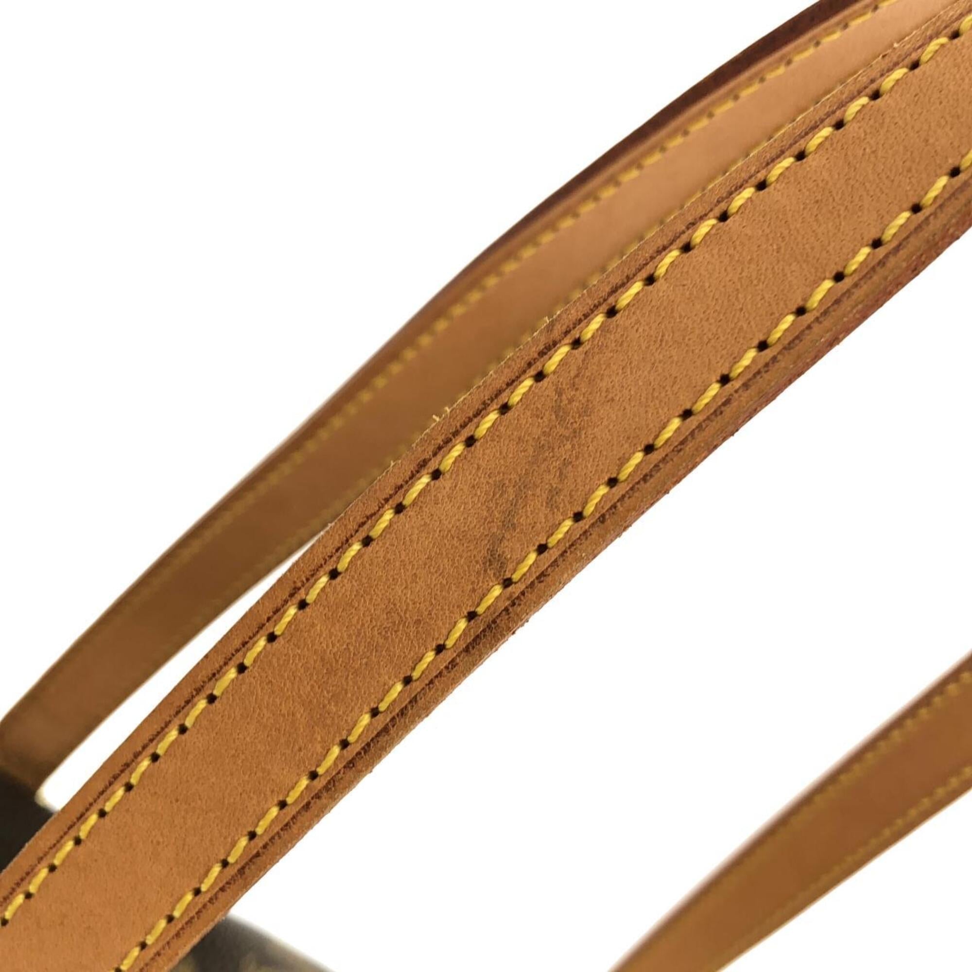 Louis Vuitton Monogram Marron Coated Canvas Shoulder Bag (Pre-Owned)