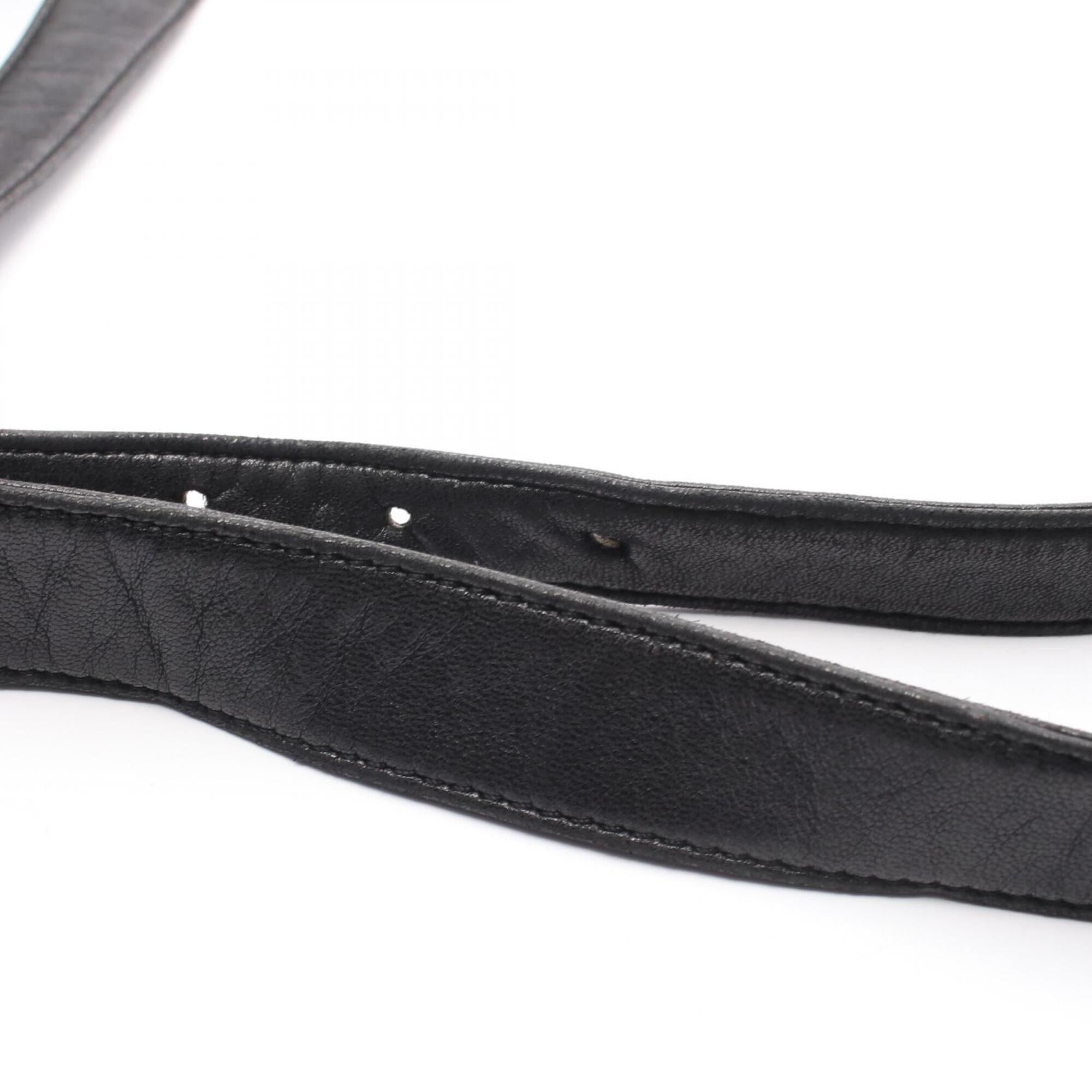 Loewe Black Leather Handbag Shoulder Bag (Pre-Owned)