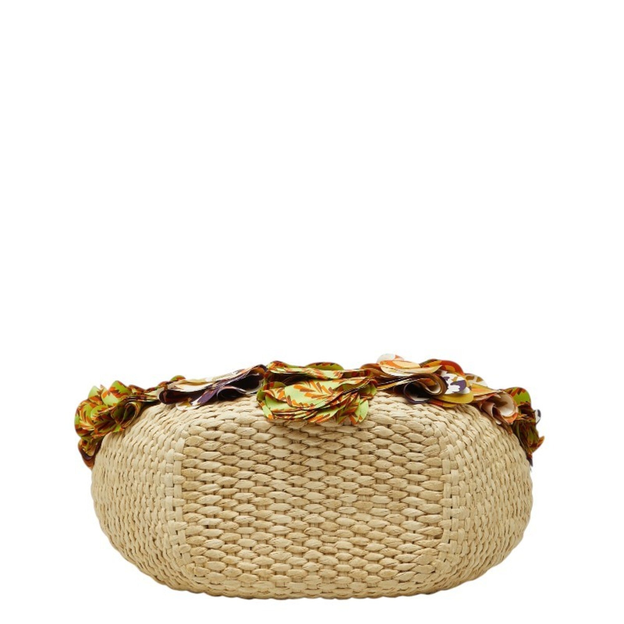 Prada Multi-Color Raffia Handbag (Pre-Owned)