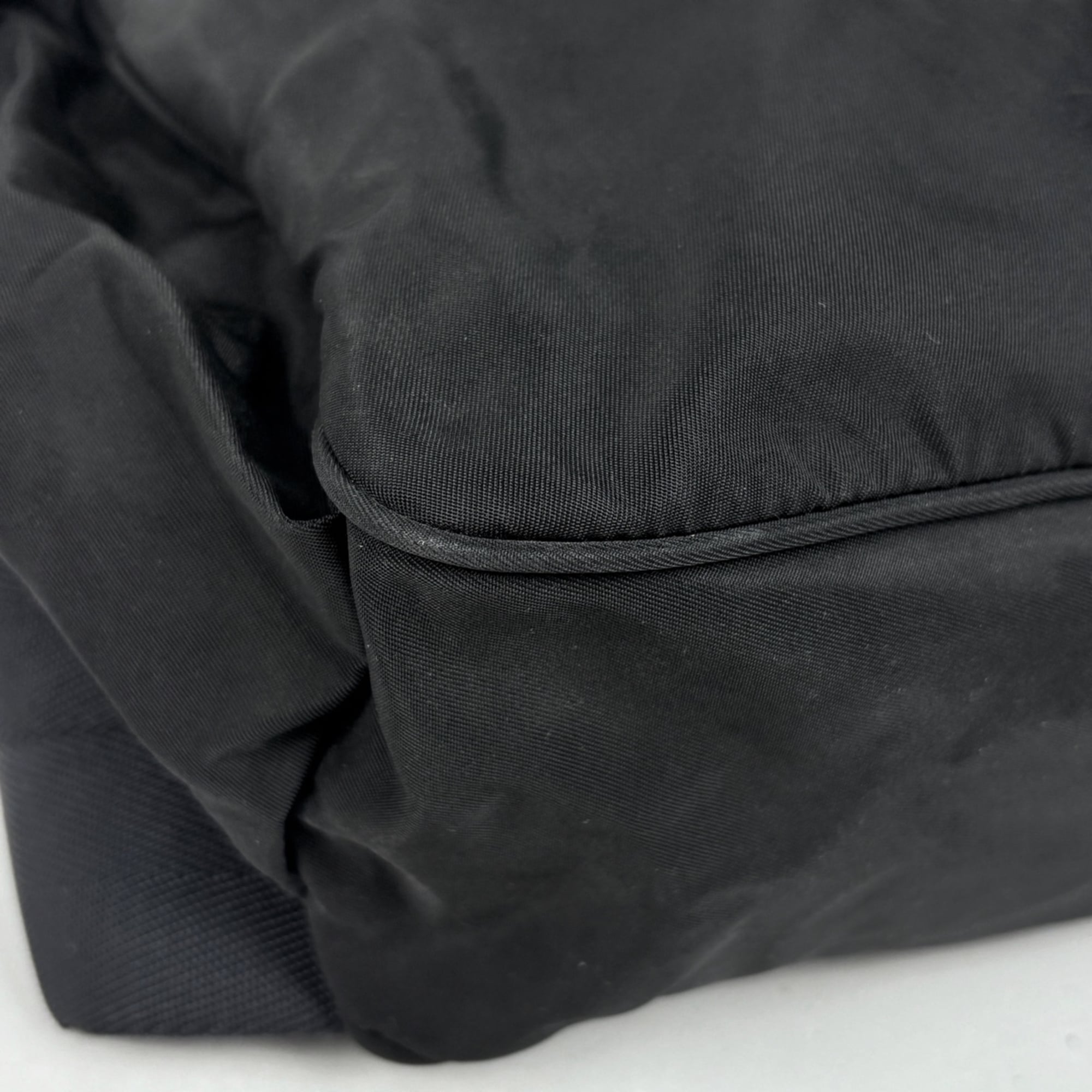 Prada Black Nylon Shoulder Bag Sling Bag (Pre-Owned)