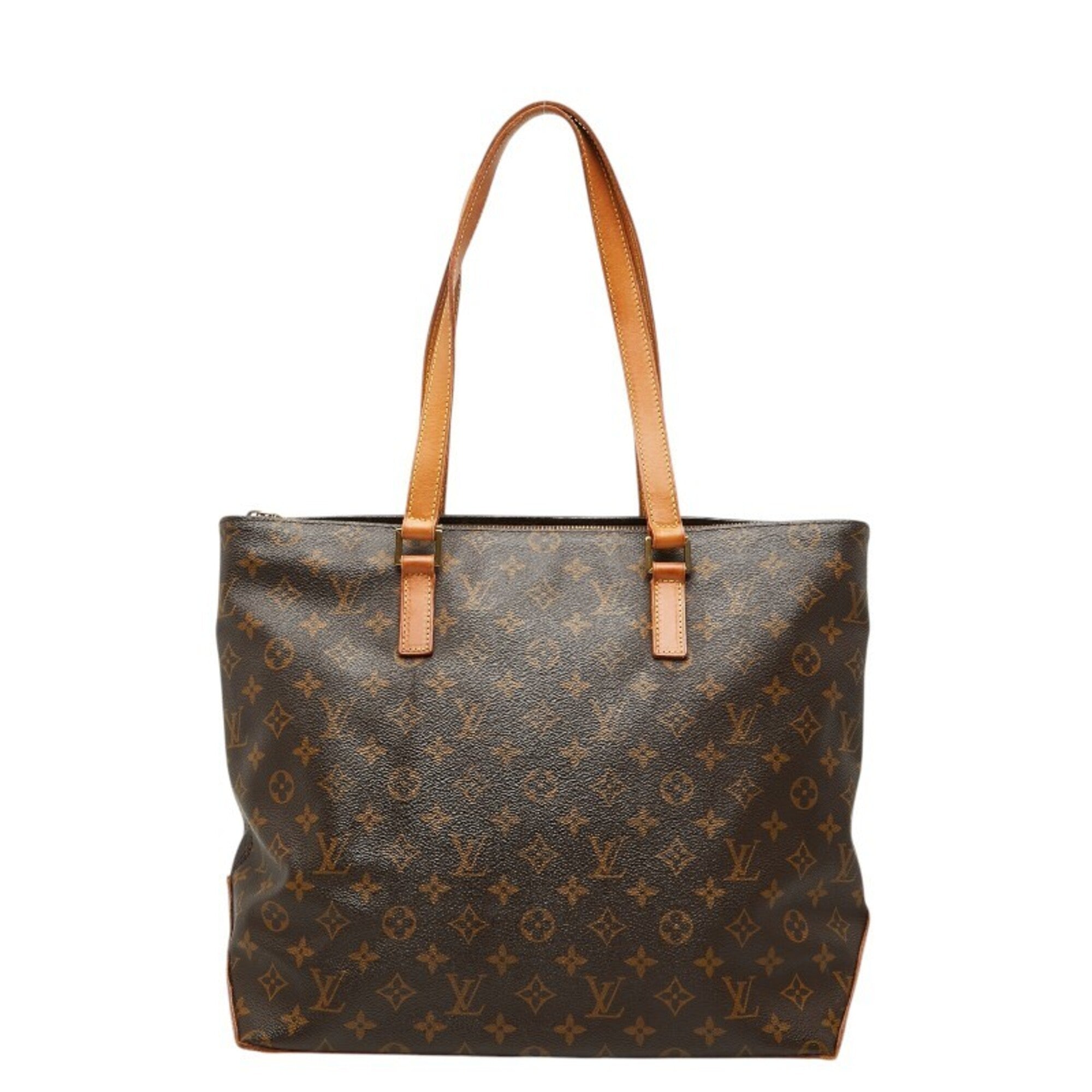 Louis Vuitton Brown Pvc Leather Shoulder Bag Tote Bag (Pre-Owned)
