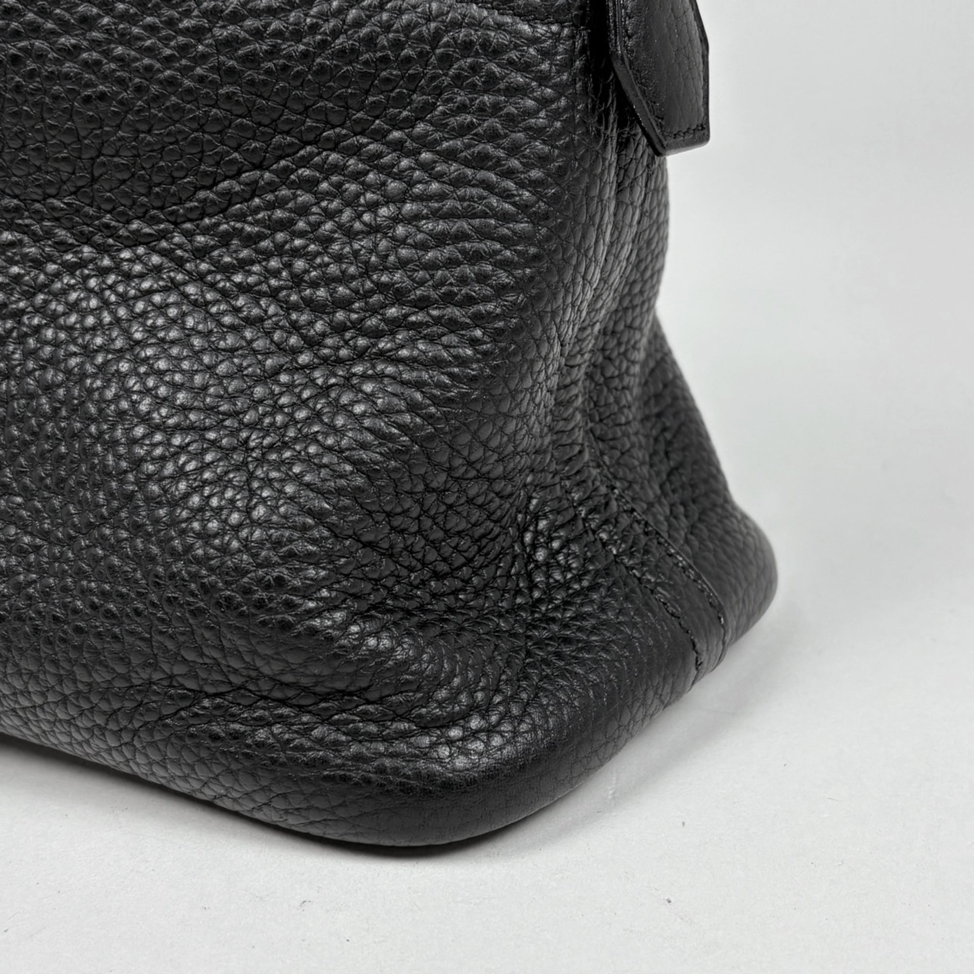 Hermes Bolide Black Togo Leather Handbag (Pre-Owned)