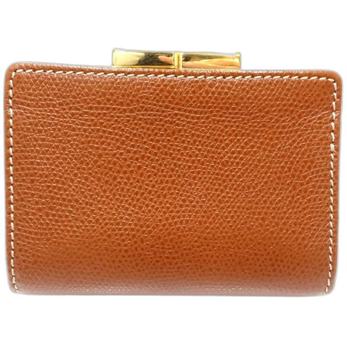 Loewe Brown Leather Coin Purse/Coin Case (Pre-Owned)