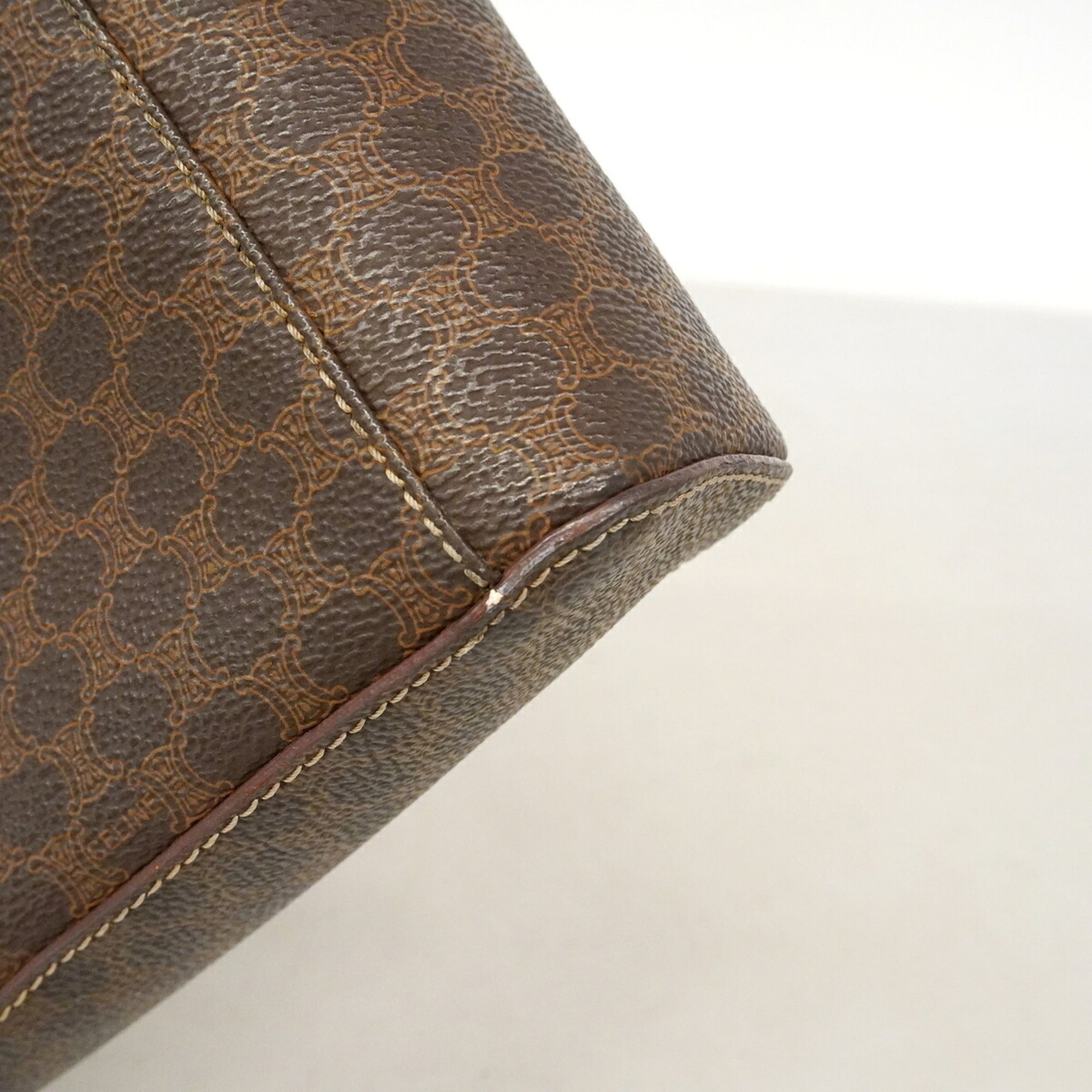 Celine Brown Pvc Vanity Bag (Pre-Owned)
