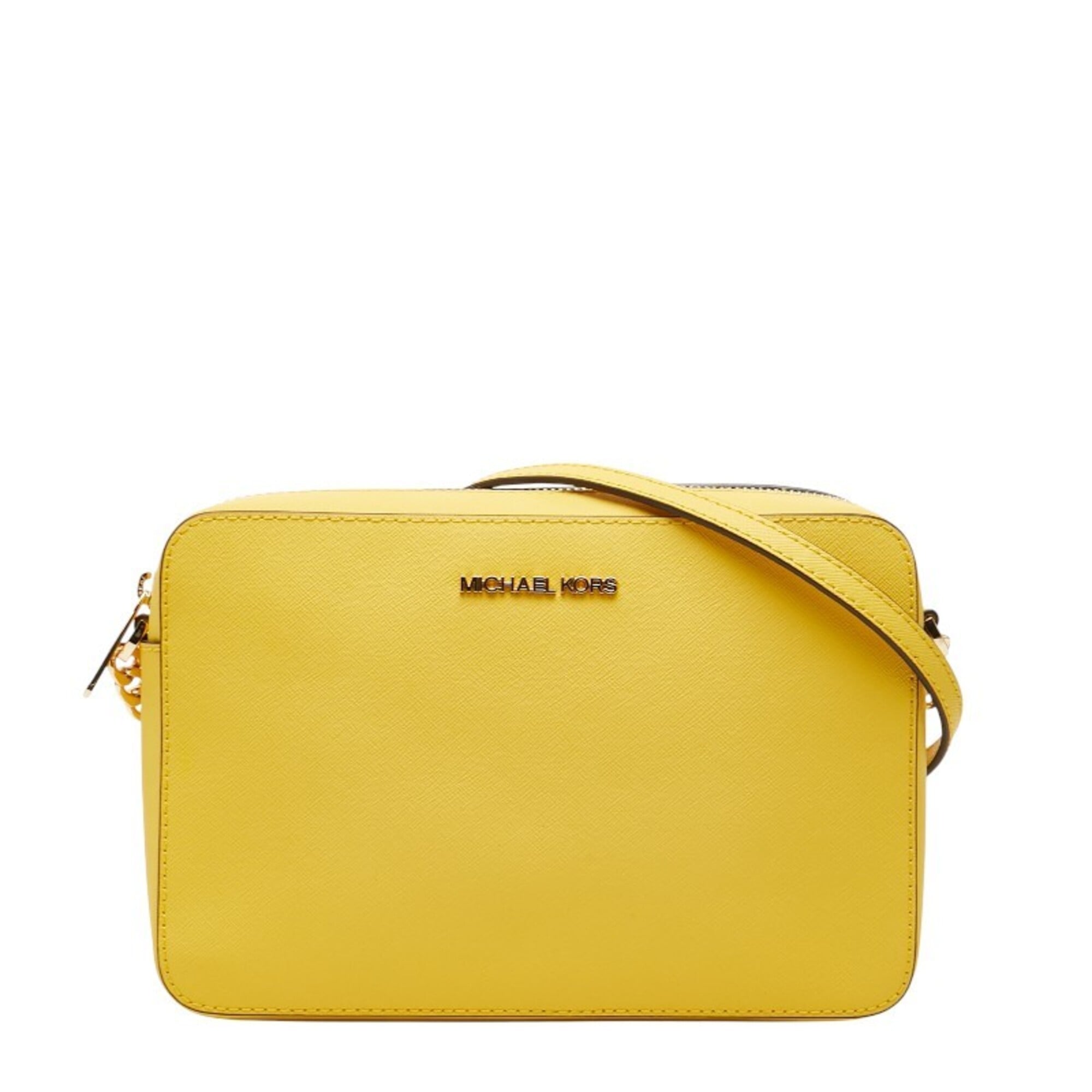 Michael Kors Yellow Leather Shoulder Bag (Pre-Owned)
