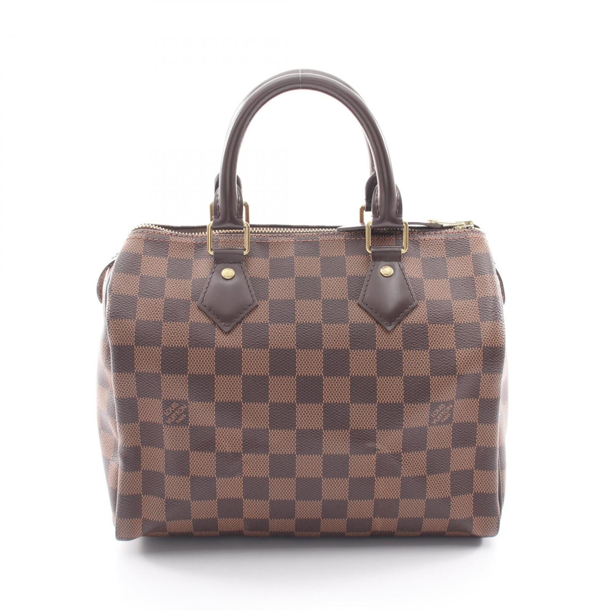 Louis Vuitton Brown Coated Canvas Leather Handbag (Pre-Owned)