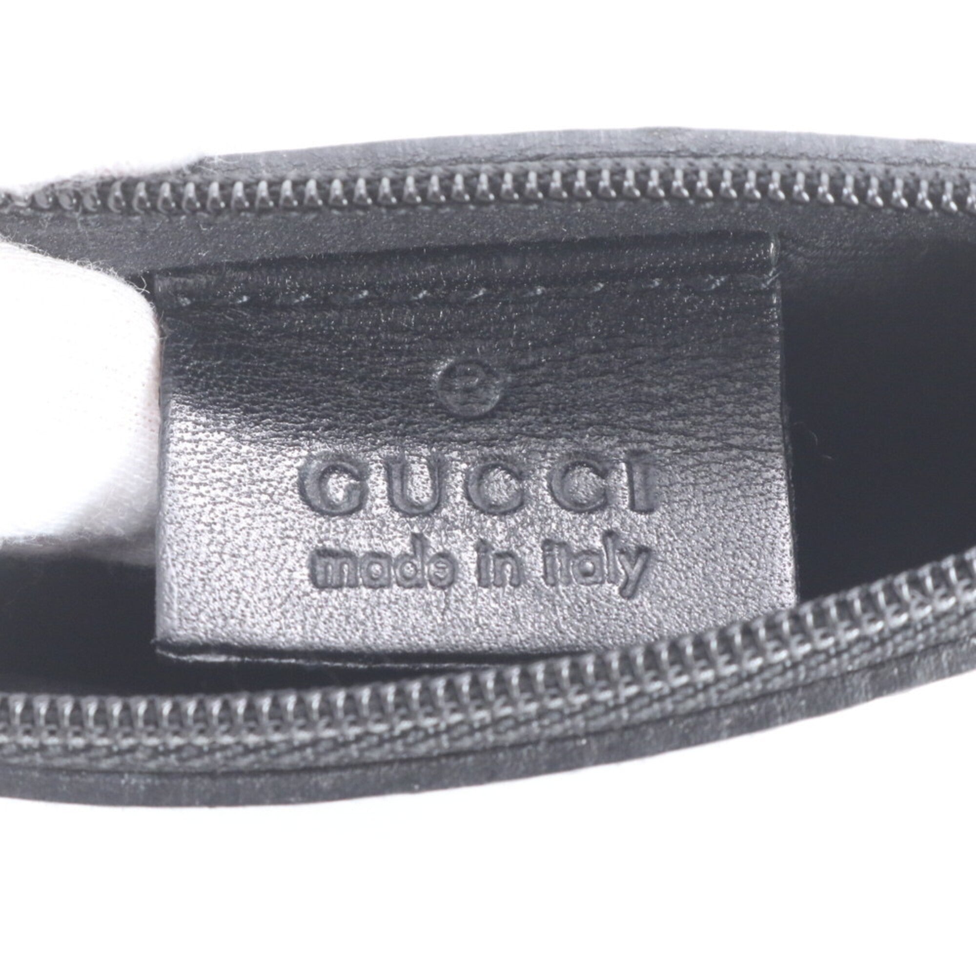 Gucci Gg Canvas Black Gg Canvas Leather Handbag Tote Bag (Pre-Owned)