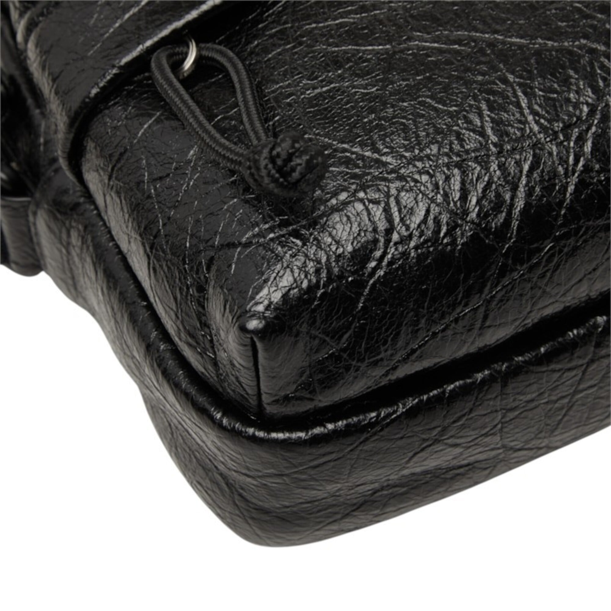 Balenciaga Black Leather Shoulder Bag (Pre-Owned)