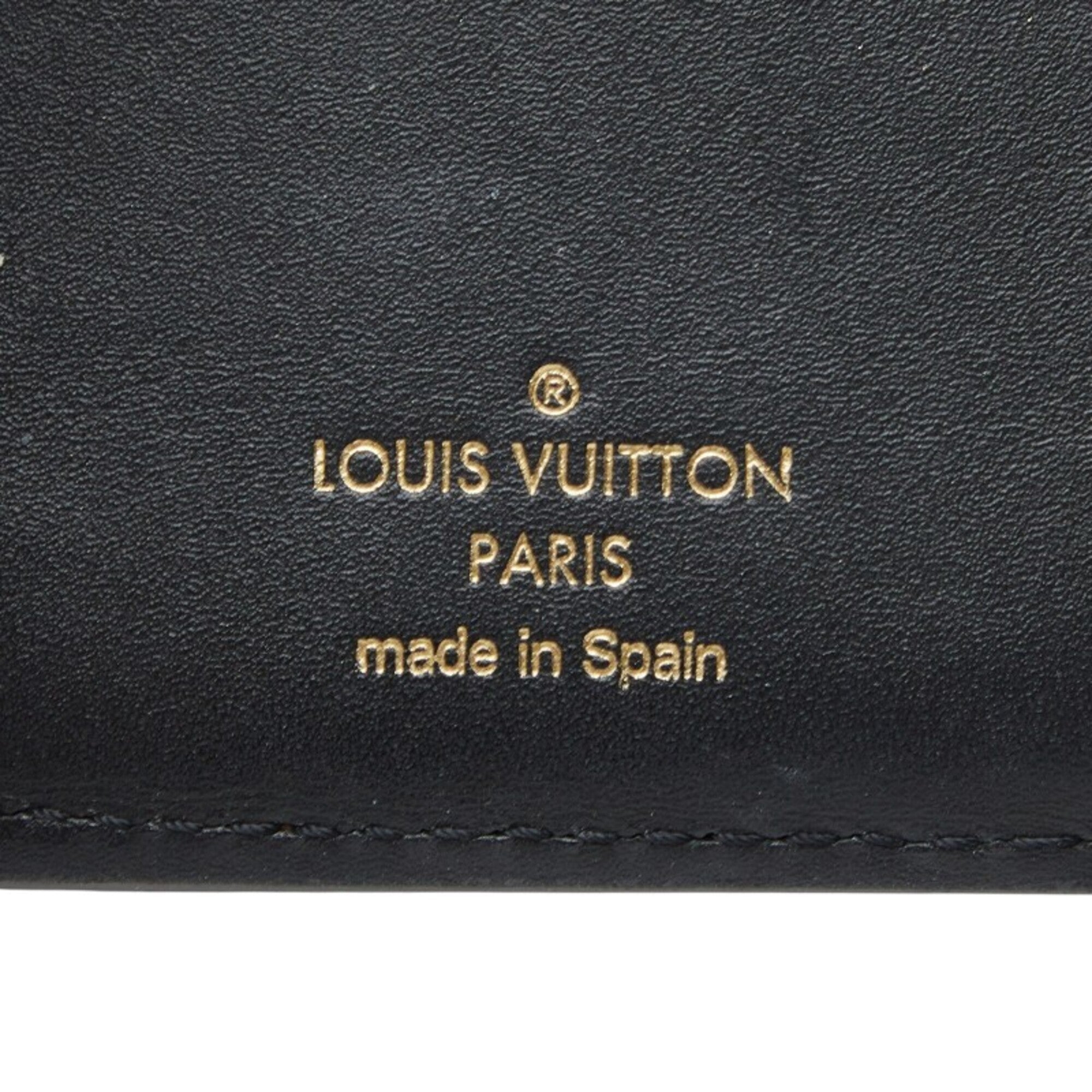 Louis Vuitton Brown Pvc Leather Wallet (Tri-Fold) (Pre-Owned)
