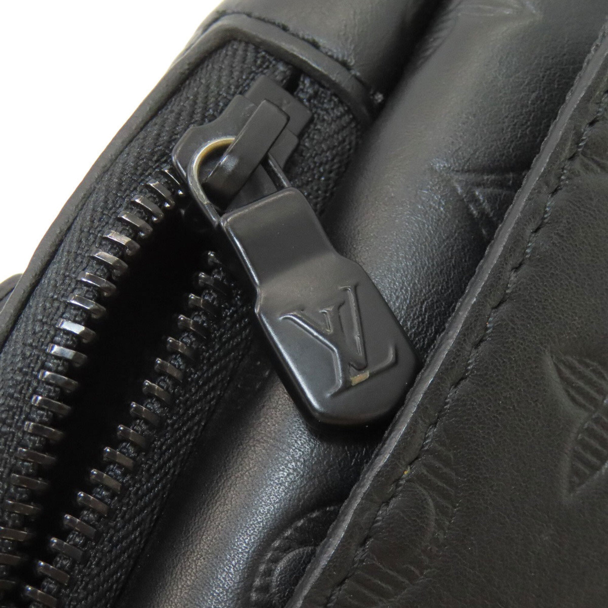 Louis Vuitton Black Monogram Shadow Shoulder Bag (Pre-Owned)