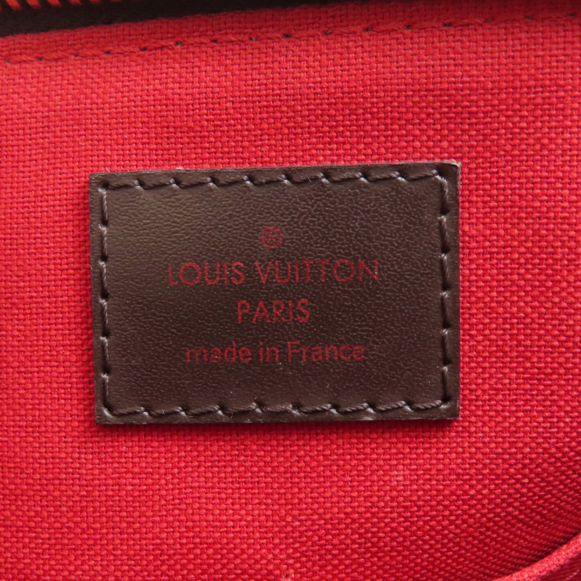 Louis Vuitton Damier Canvas Ebene Damier Canvas Handbag (Pre-Owned)