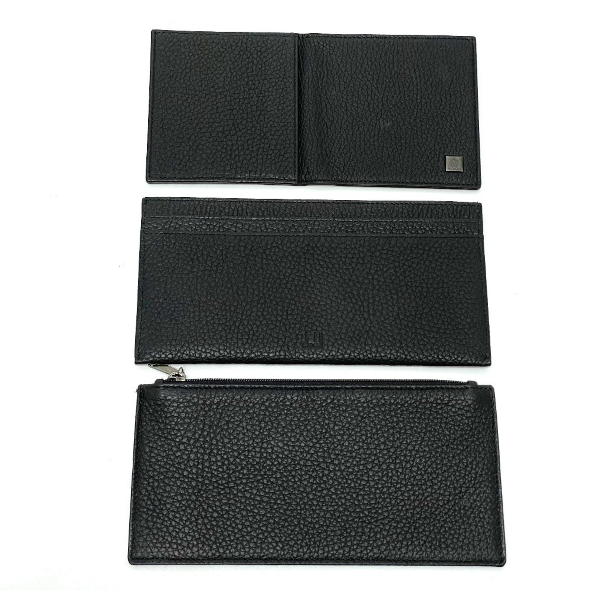 Dunhill Black Leather Pouch (Pre-Owned)