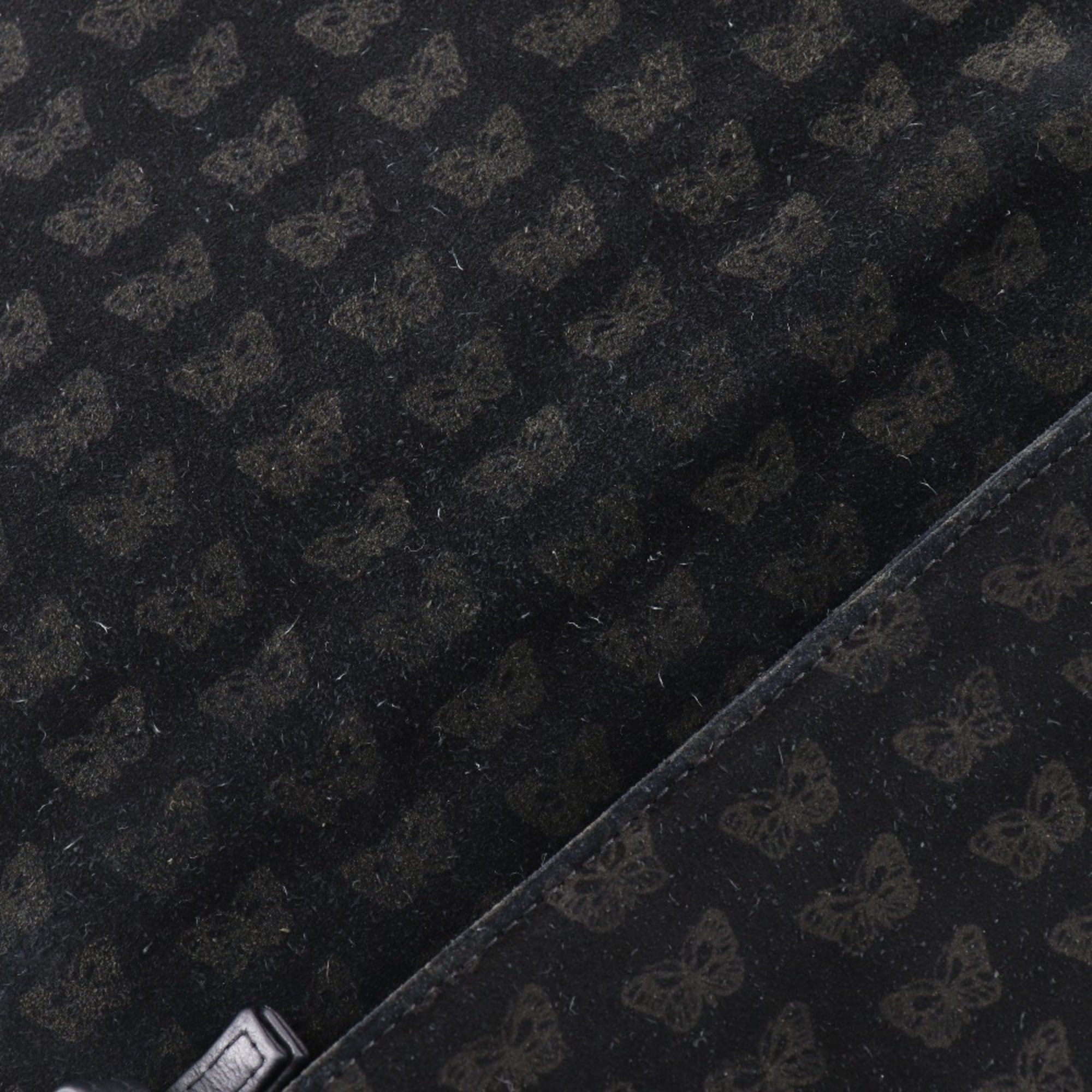 Bottega Veneta Black Suede Shoulder Bag Tote Bag (Pre-Owned)