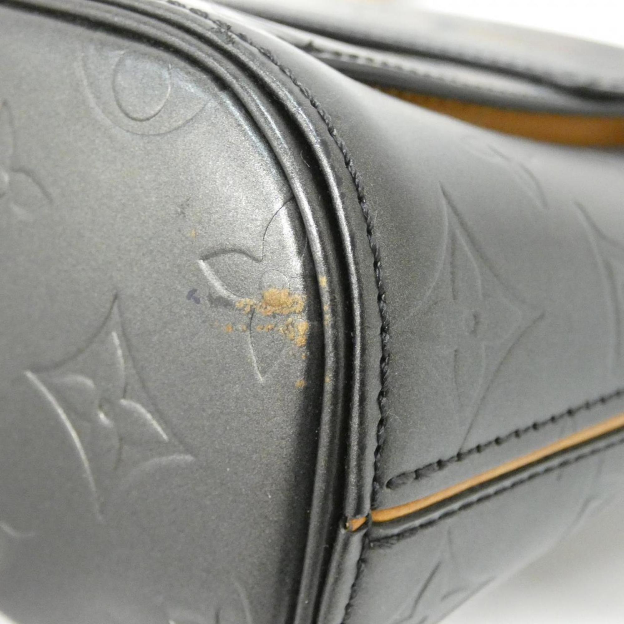 Louis Vuitton Black Coated Canvas Shoulder Bag (Pre-Owned)
