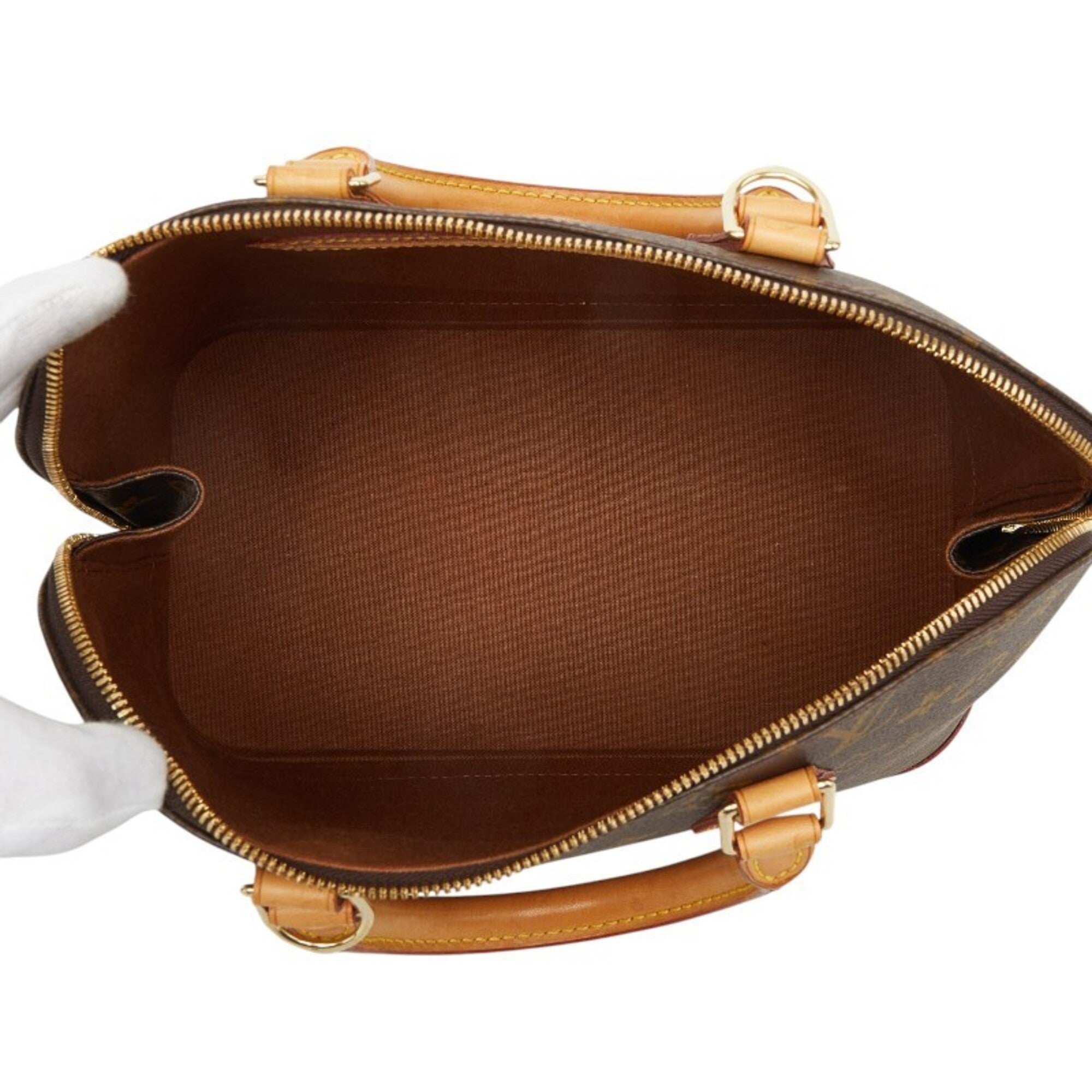 Louis Vuitton Monogram Brown Pvc Leather Handbag (Pre-Owned)