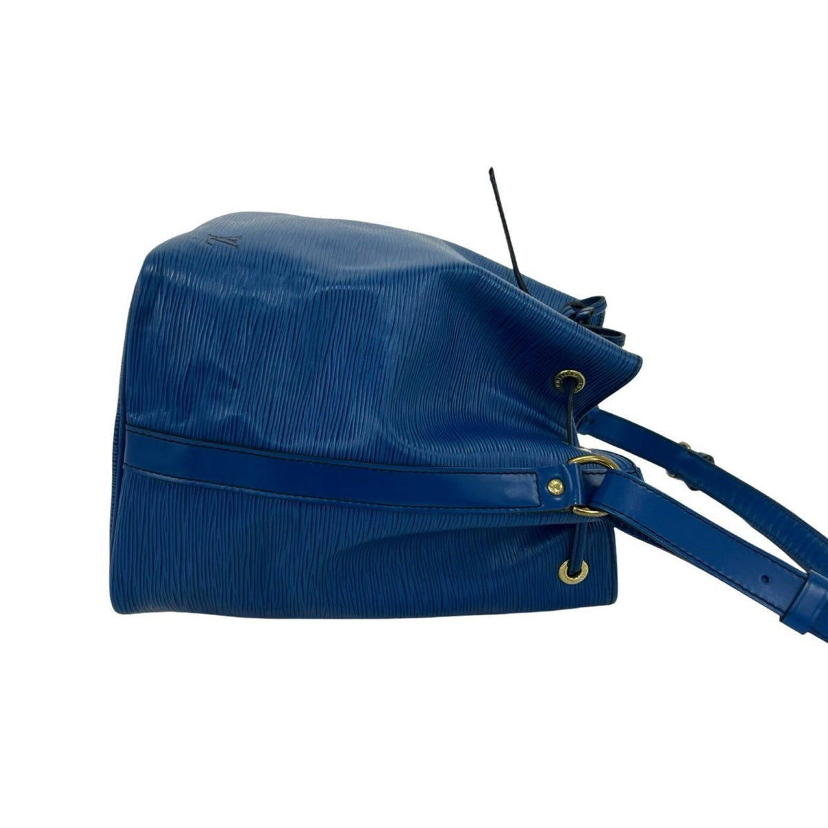 Louis Vuitton Blue Leather Shoulder Bag (Pre-Owned)