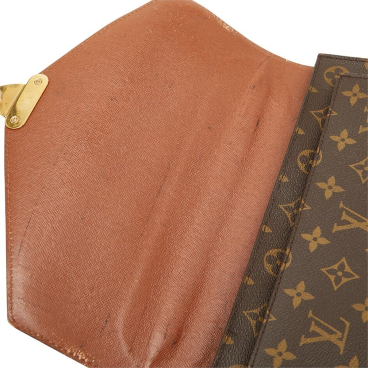 Louis Vuitton Brown Pvc Leather Handbag Shoulder Bag (Pre-Owned)