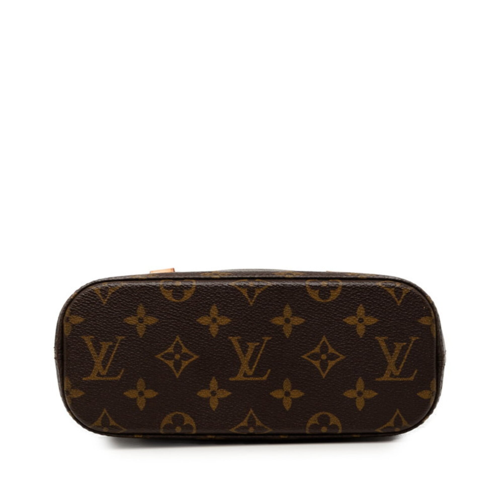 Louis Vuitton Monogram Brown Pvc Leather Handbag Tote Bag (Pre-Owned)