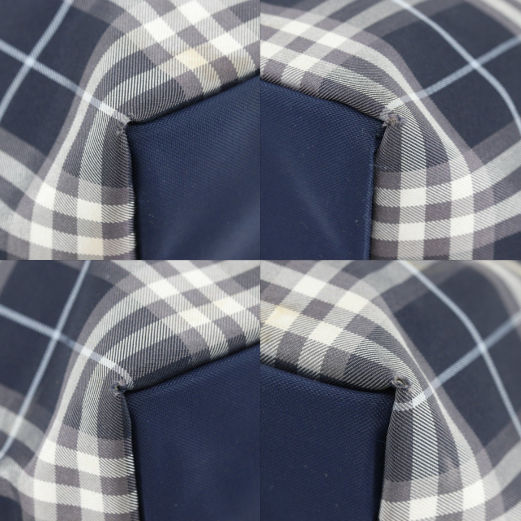 Burberry Blue Label Blue Navy Nylon Tote Bag (Pre-Owned)