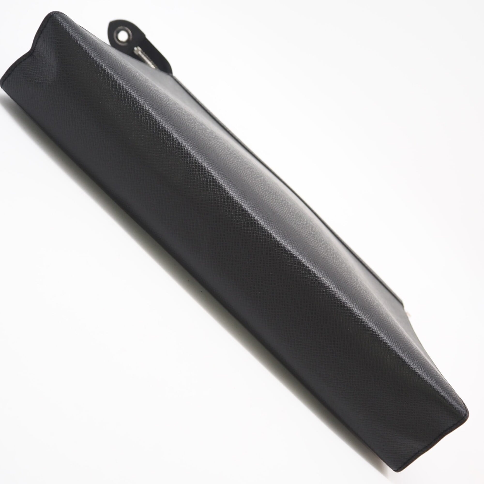 Louis Vuitton Black Leather Clutch Bag (Pre-Owned)