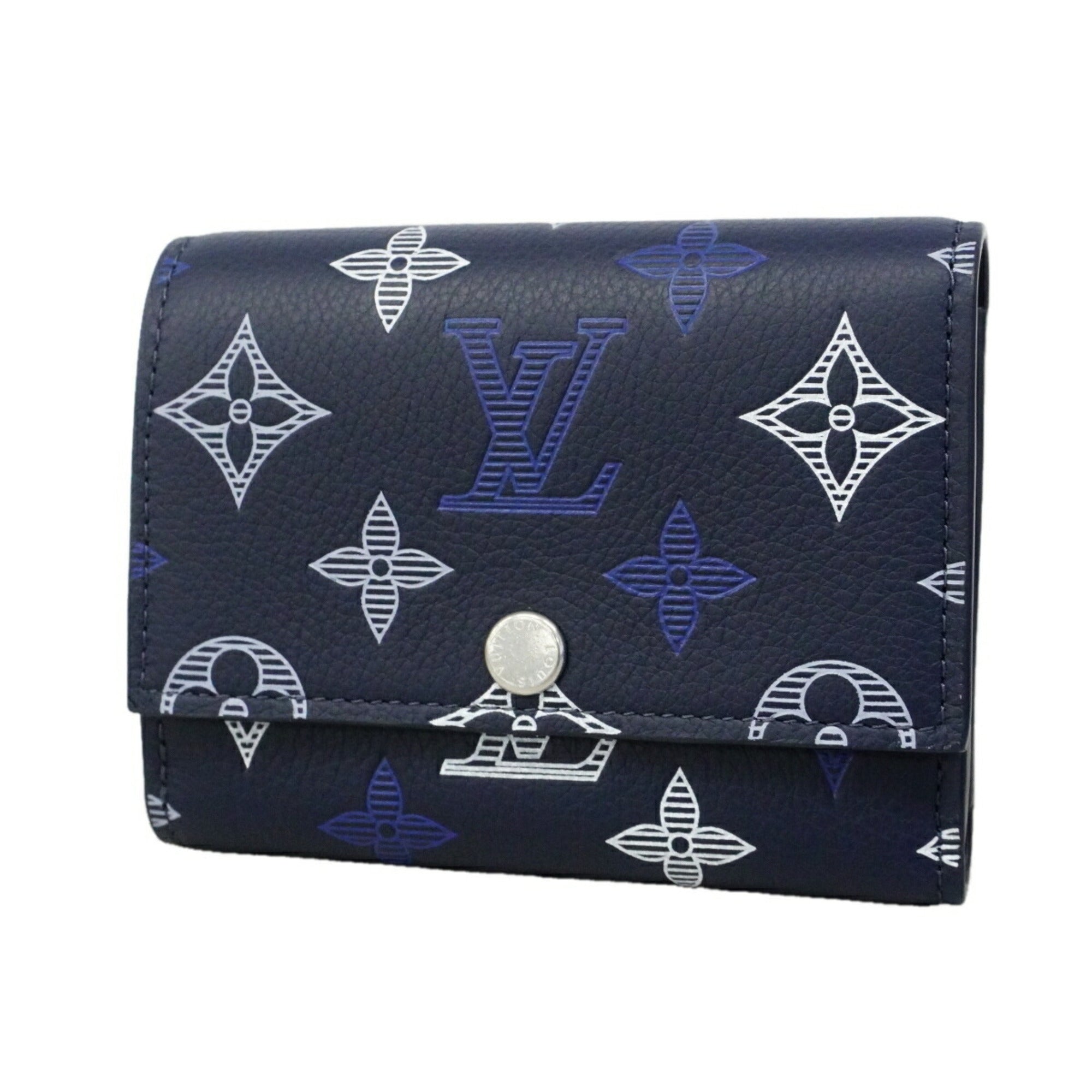 Louis Vuitton Navy Wallet (Tri-Fold) (Pre-Owned)