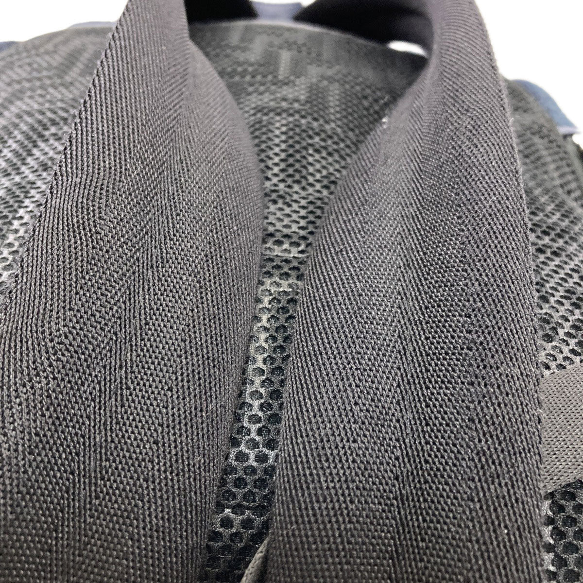 Fendi Black Navy Canvas Backpack (Pre-Owned)