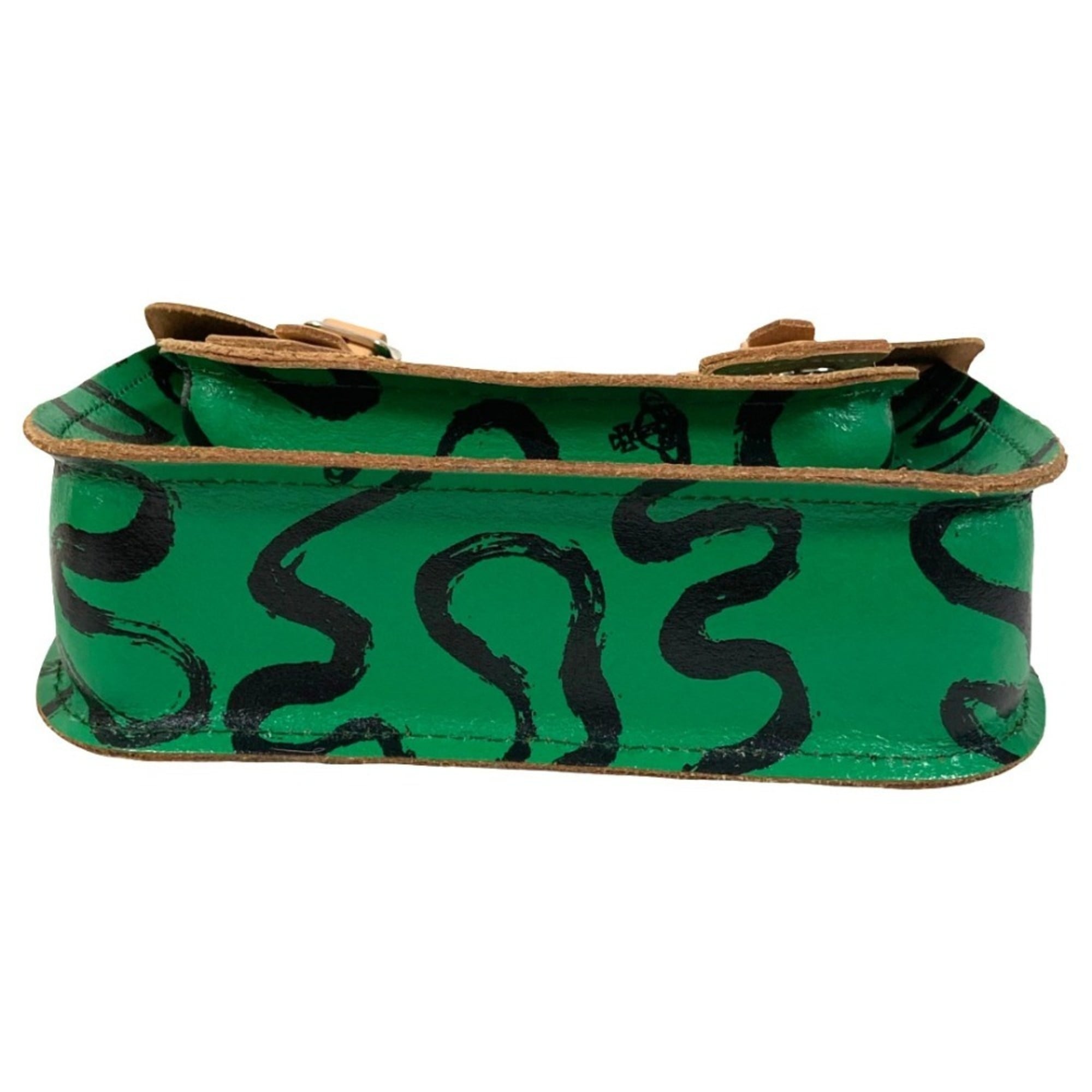 Vivienne Westwood Green Shoulder Bag (Pre-Owned)