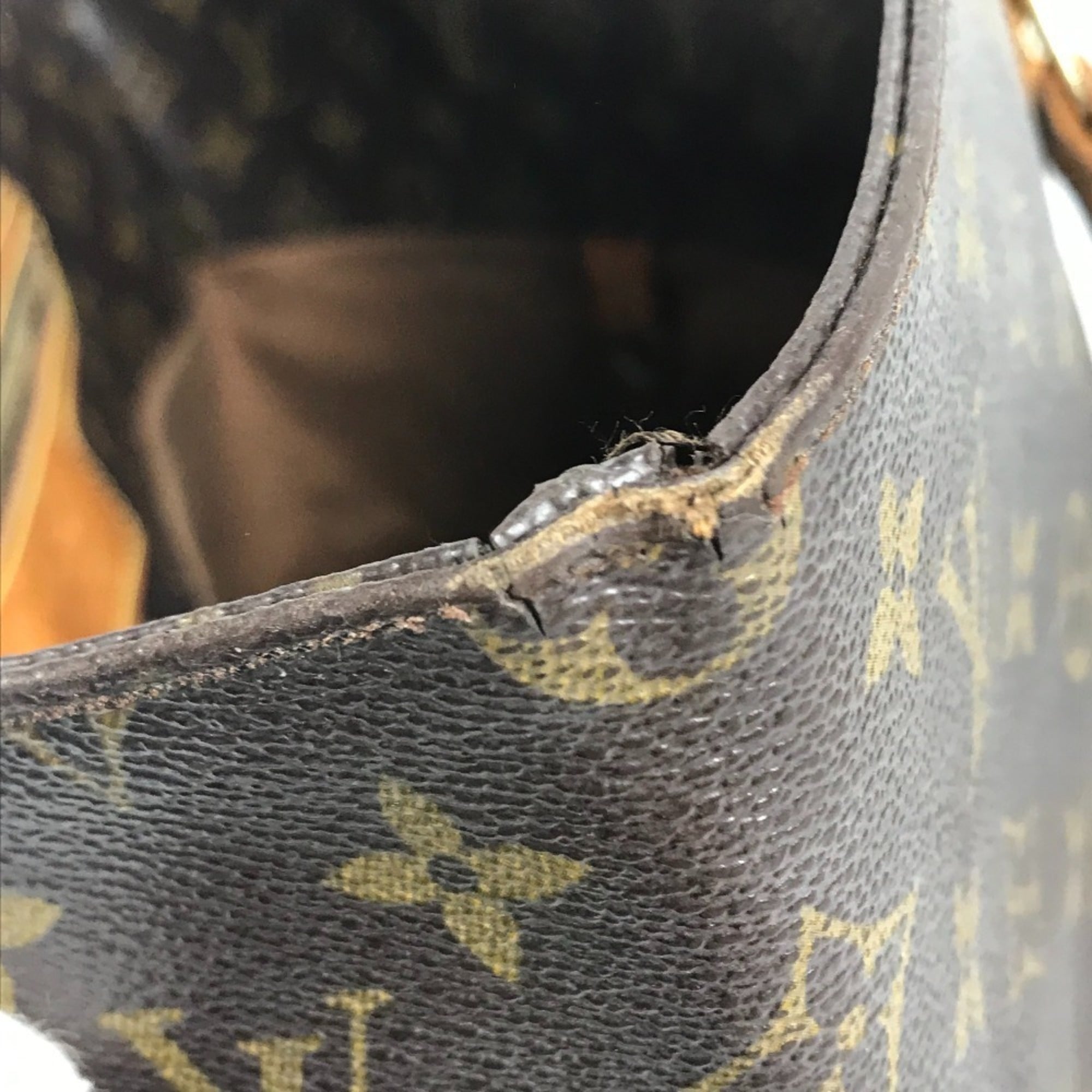 Louis Vuitton Brown Galle Monogram Shoulder Bag Tote Bag (Pre-Owned)