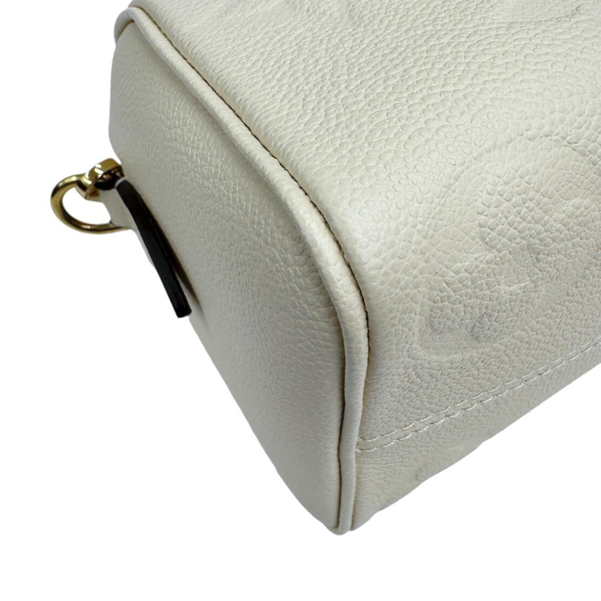 Louis Vuitton Monogram Empreinte Beige Cream Monogram Empreinte Boston Bag (Pre-Owned)