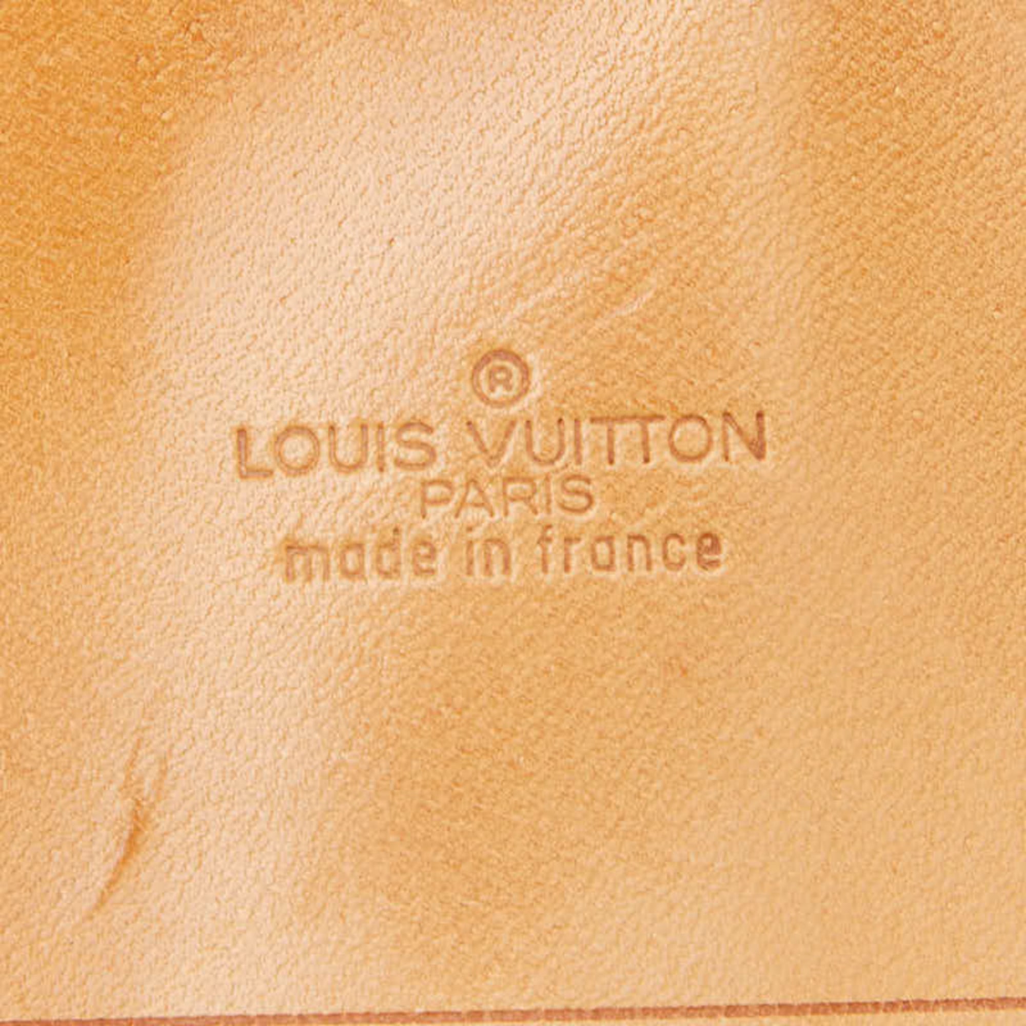 Louis Vuitton Brown Pvc Leather Boston Bag (Pre-Owned)