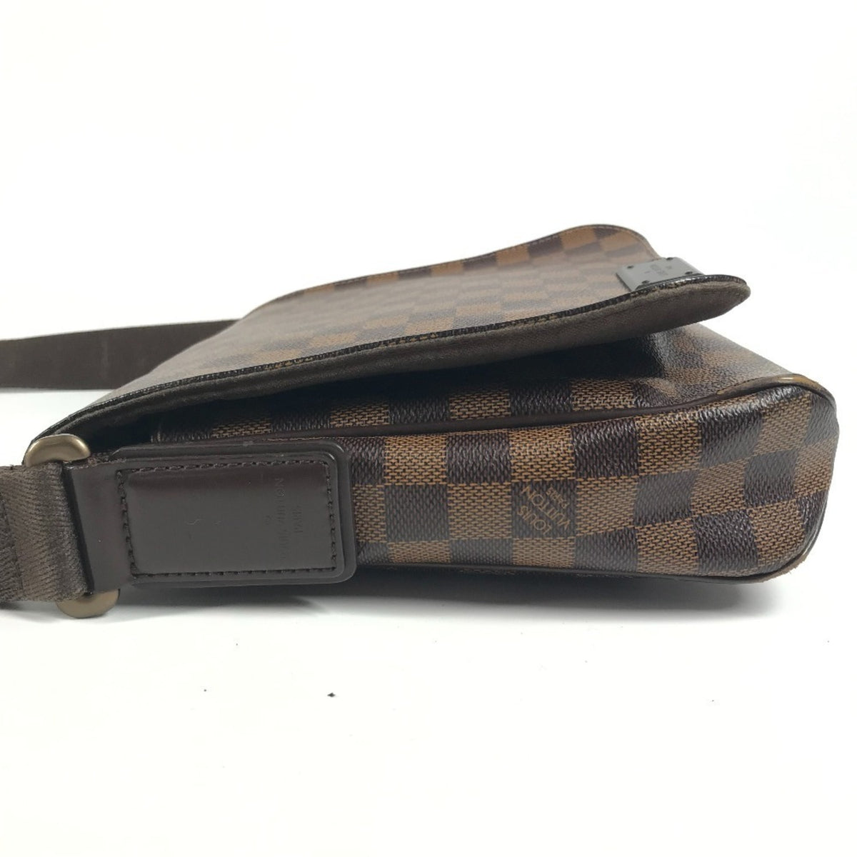 Louis Vuitton Brown Damier Canvas Ebene Damier Canvas Shoulder Bag (Pre-Owned)
