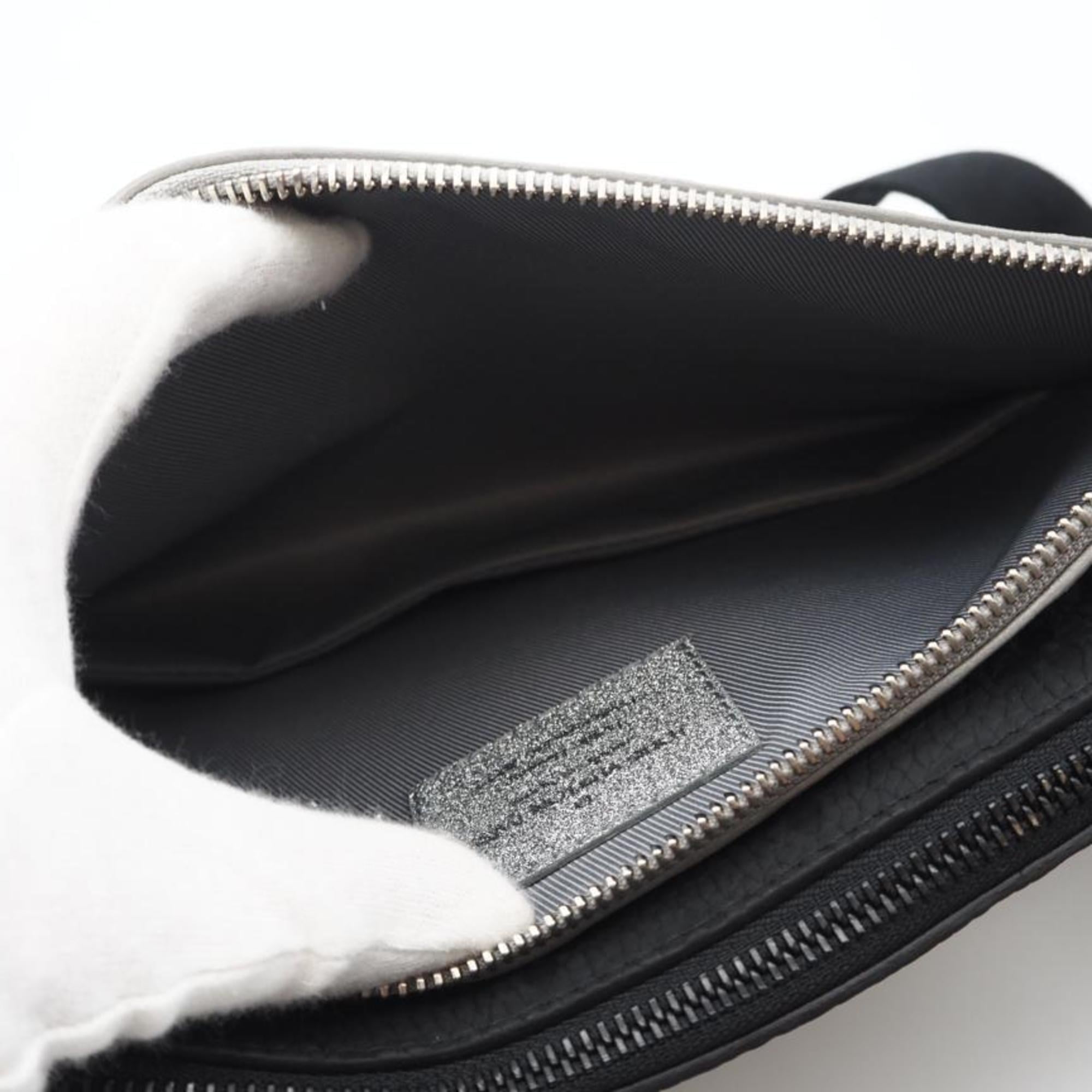 Louis Vuitton Black Silver Leather Shoulder Bag (Pre-Owned)