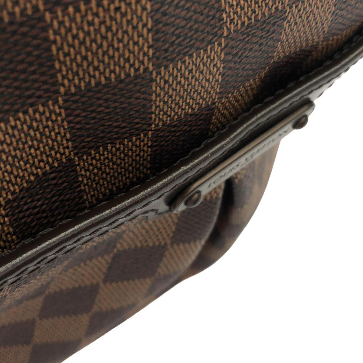Louis Vuitton Damier Damier Canvas Ebene Damier Canvas Shoulder Bag (Pre-Owned)