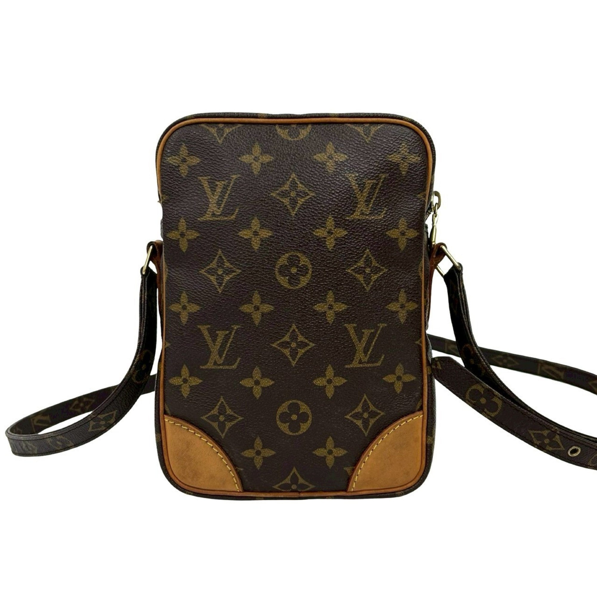 Louis Vuitton Brown Leather Pvc Pochette Shoulder Bag (Pre-Owned)