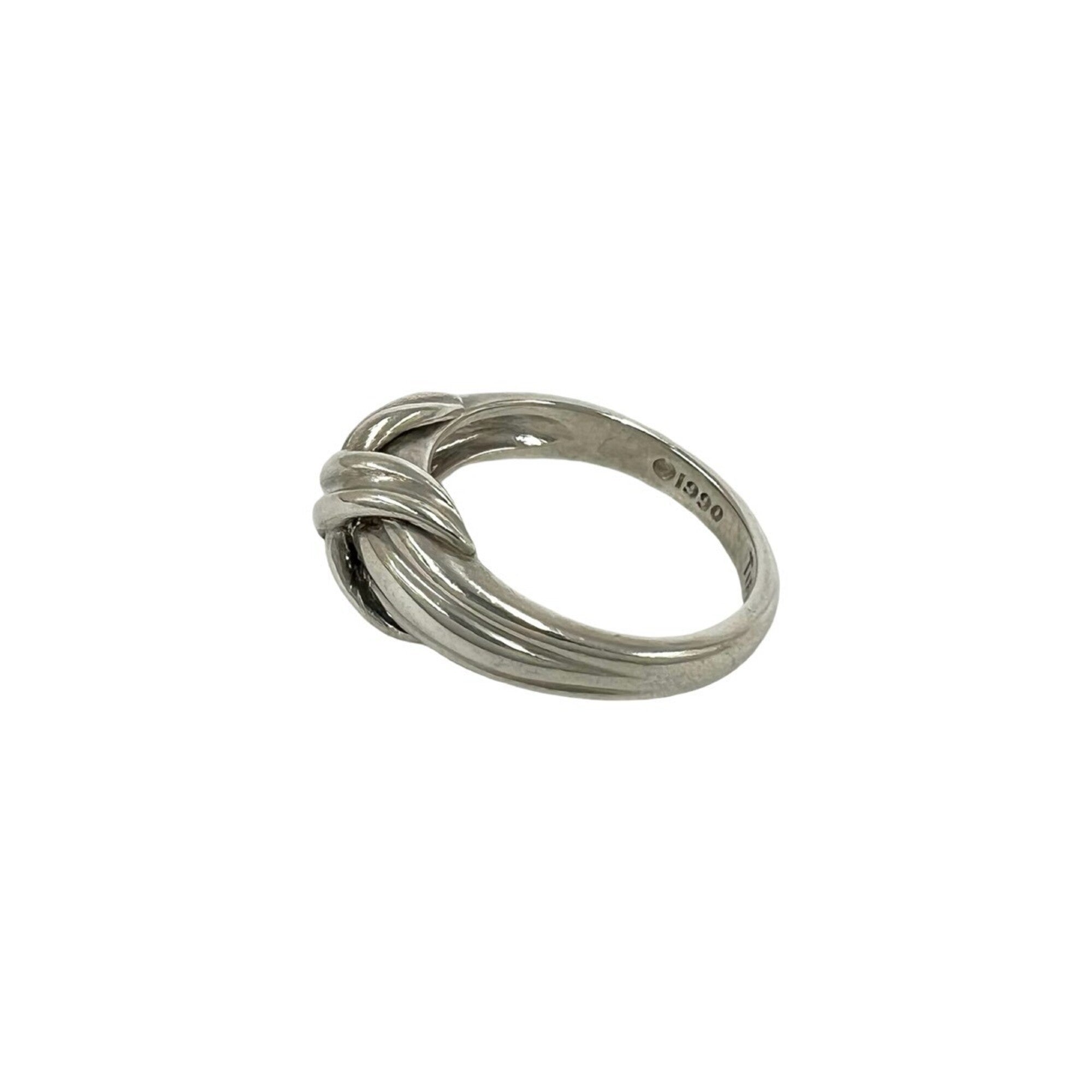 Tiffany Silver Silver 925 Band Ring (Pre-Owned)