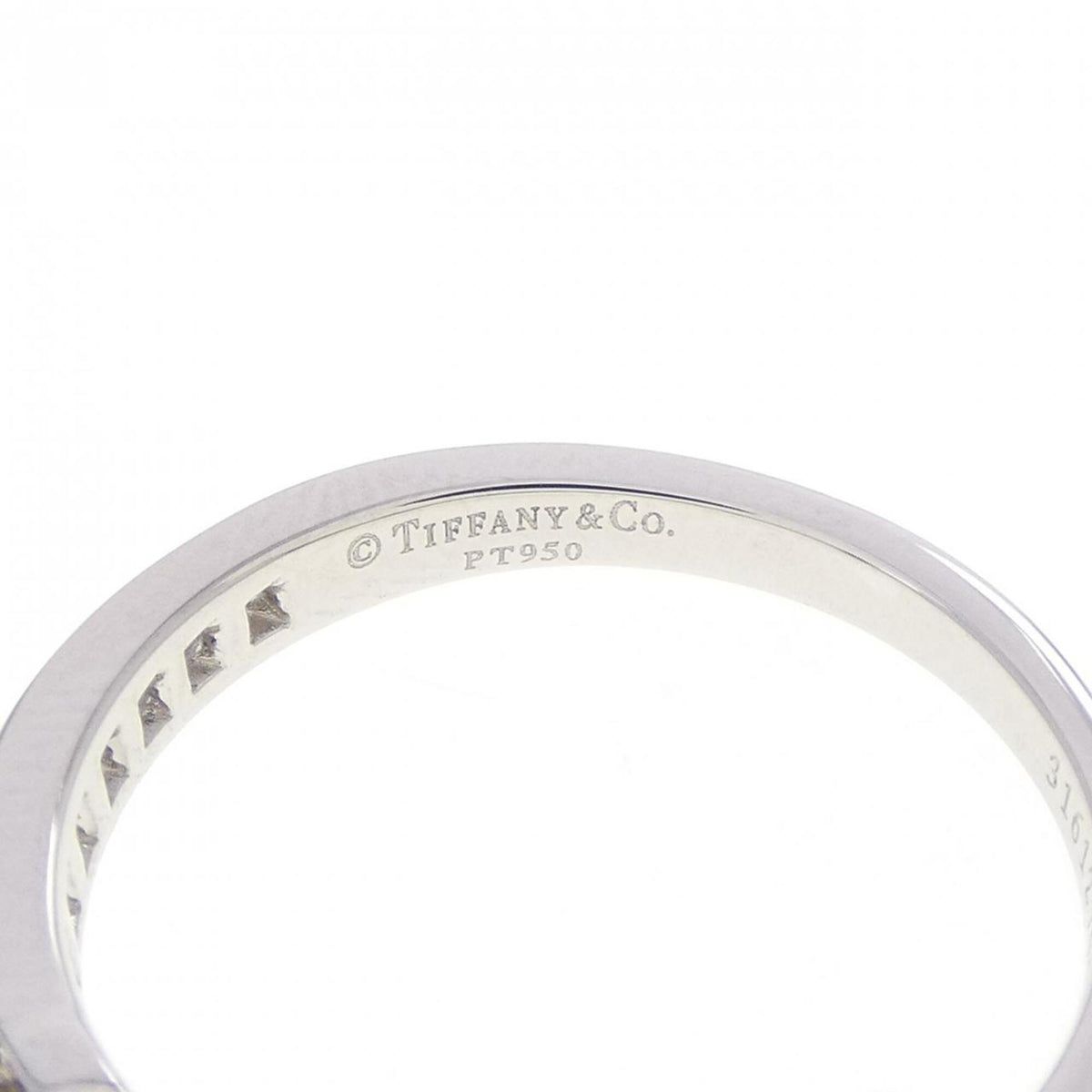 Tiffany Platinum 950 Band Ring (Pre-Owned)