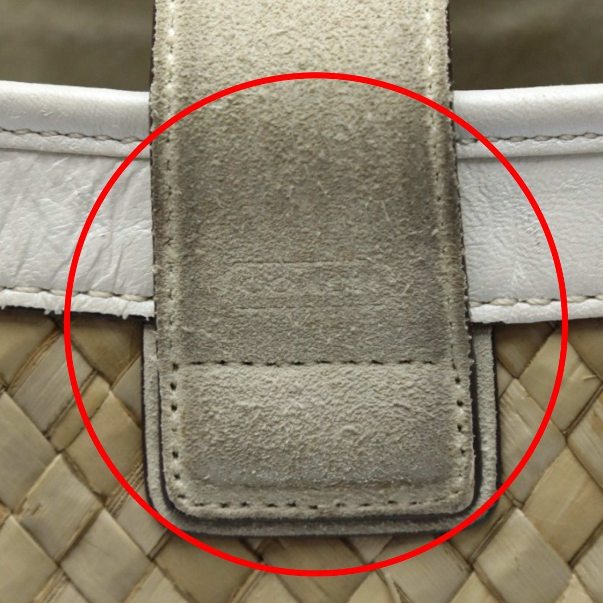 Coach White Leather Handbag Tote Bag (Pre-Owned)