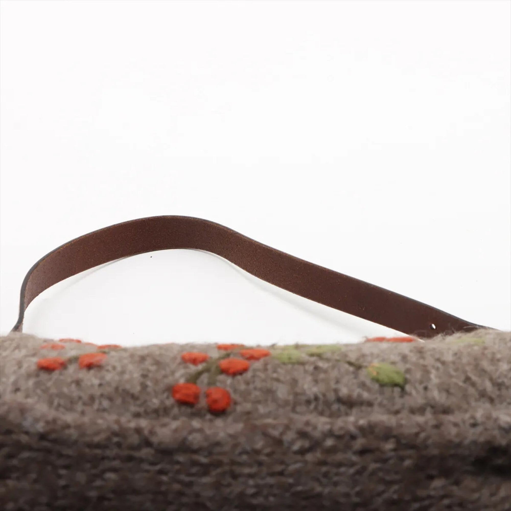 Fendi Brown Leather Handbag Shoulder Bag Tote Bag (Pre-Owned)