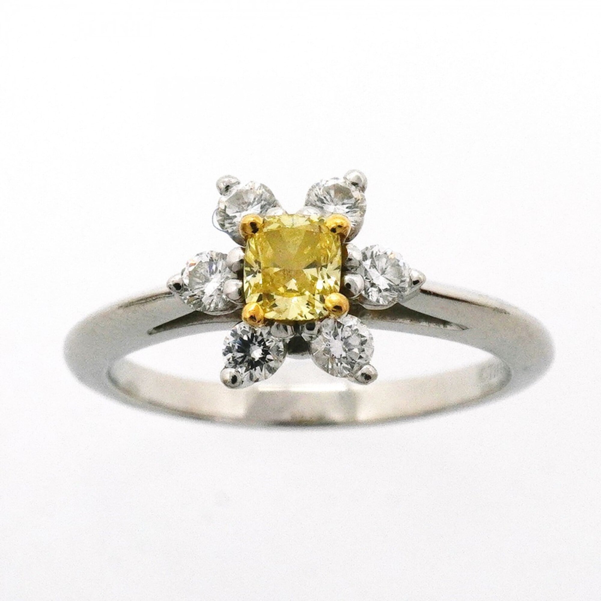 Tiffany Yellow Gold (18K) Platinum 950 Band Ring (Pre-Owned)
