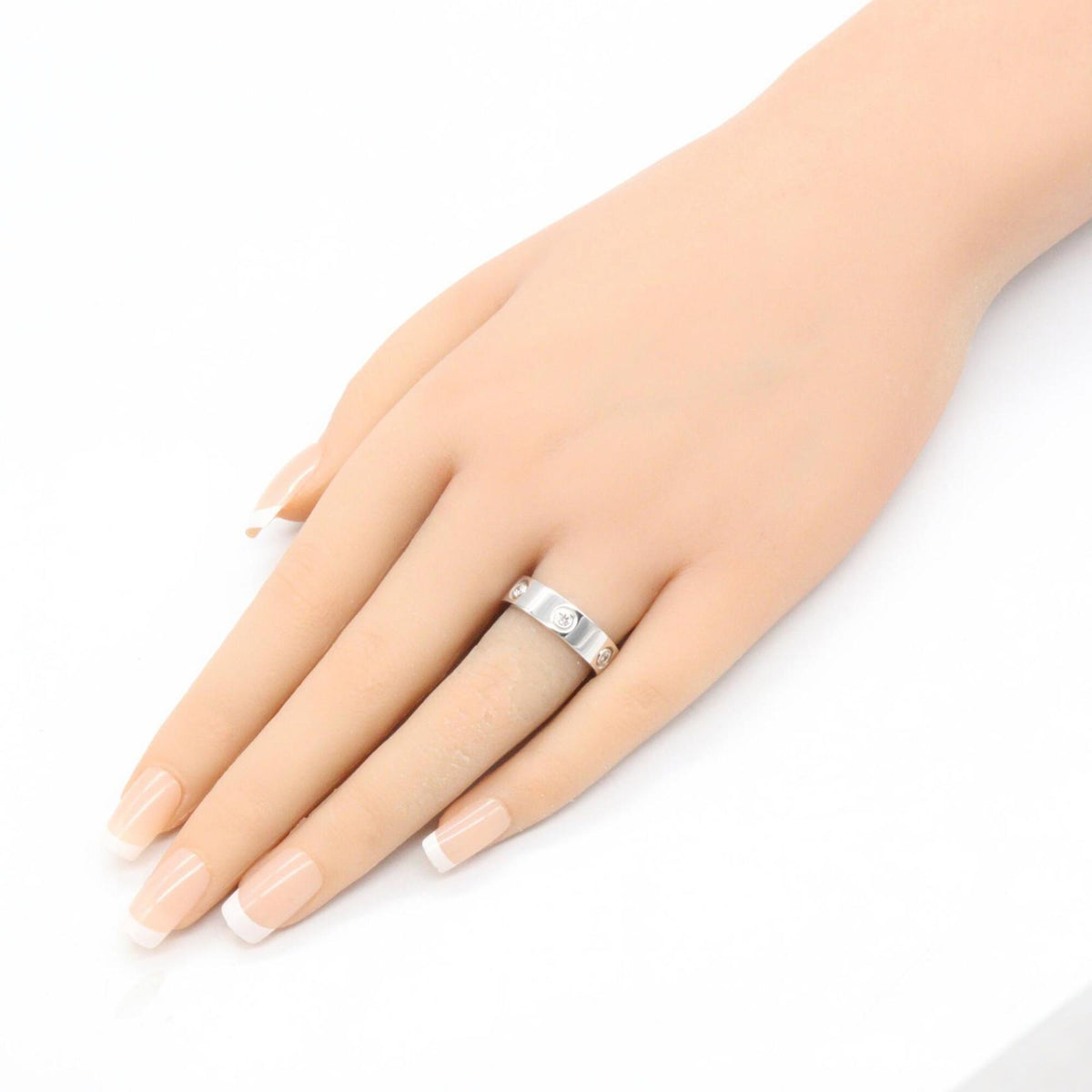 Cartier White Gold White Gold (18K) Band Ring (Pre-Owned)