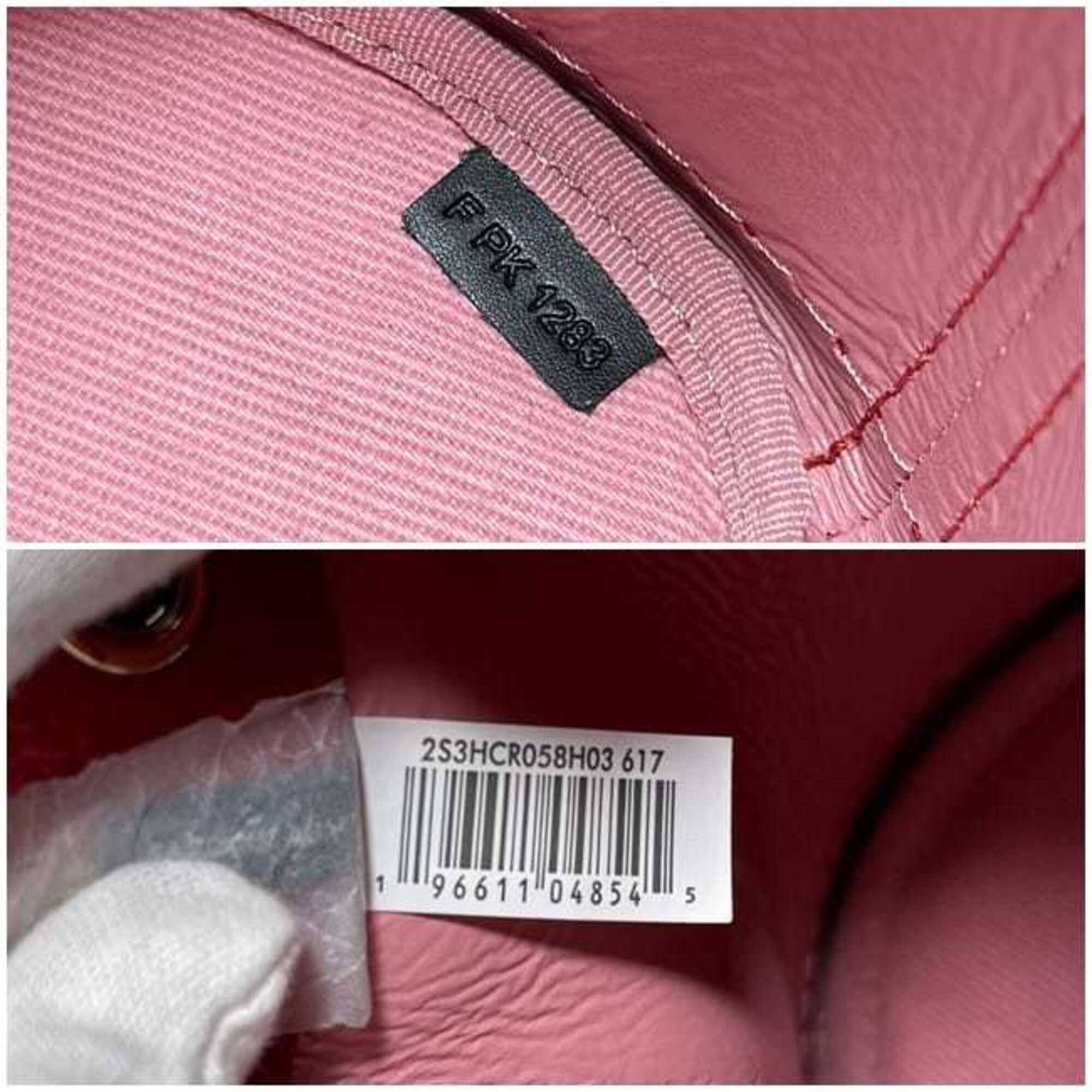 Marc Jacobs Red Color Leather Handbag Shoulder Bag (Pre-Owned)